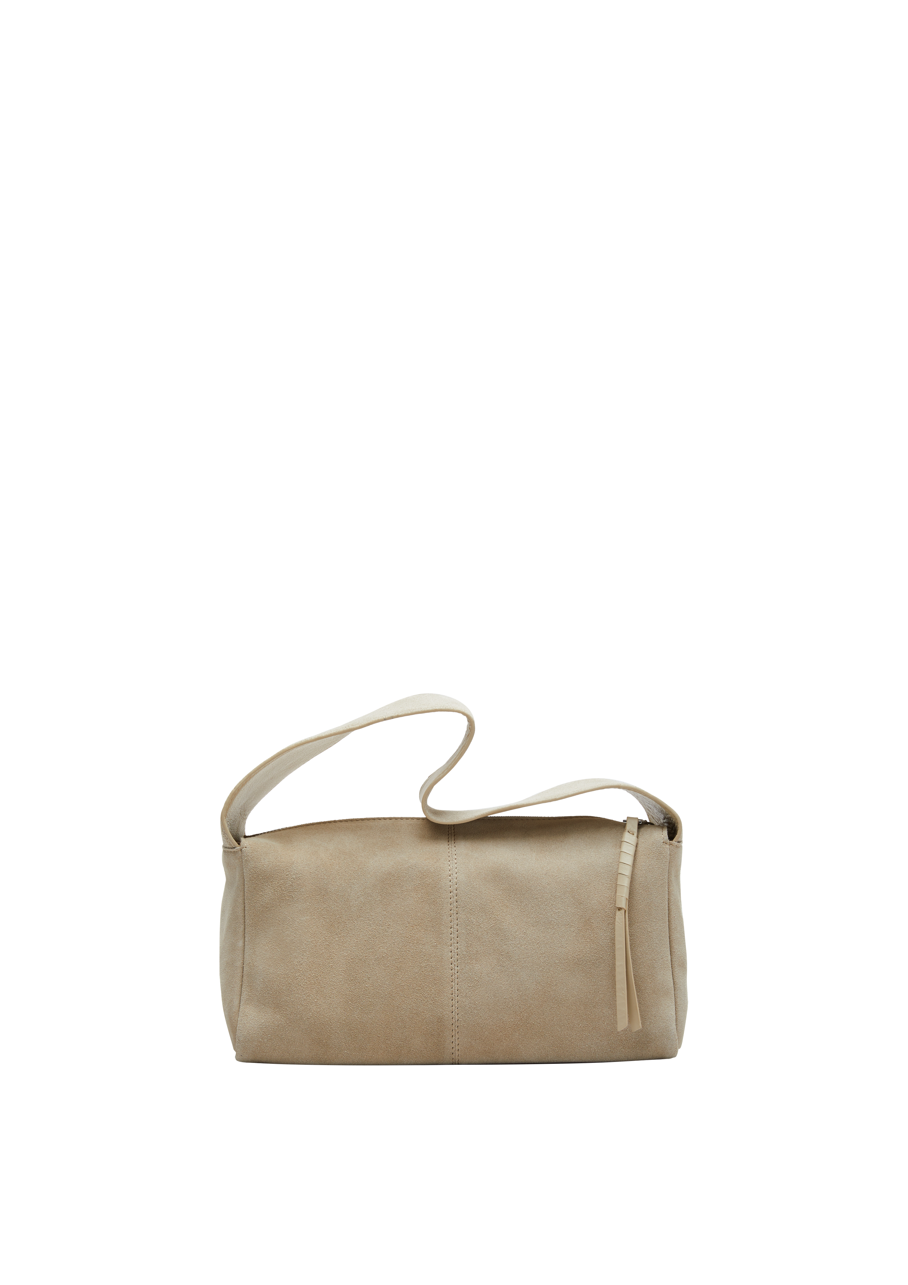 s.Oliver - Schultertasche aus Leder, Damen, Beige