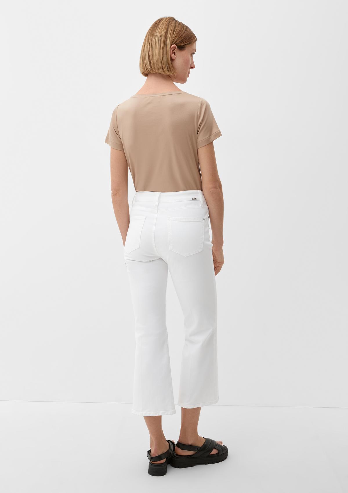 s.Oliver Cropped-Jeans Flared / Slim Fit / High Rise / Flared Leg