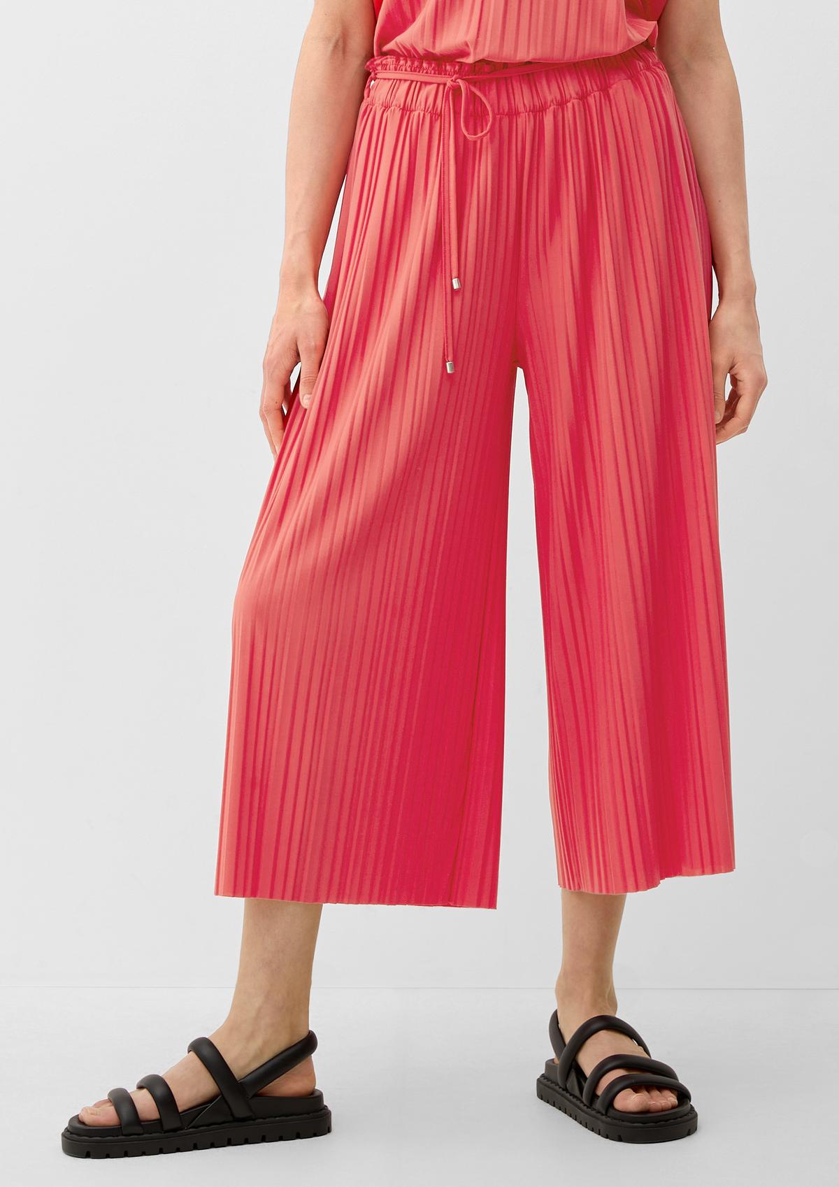 s.Oliver Loose fit: pleated culottes