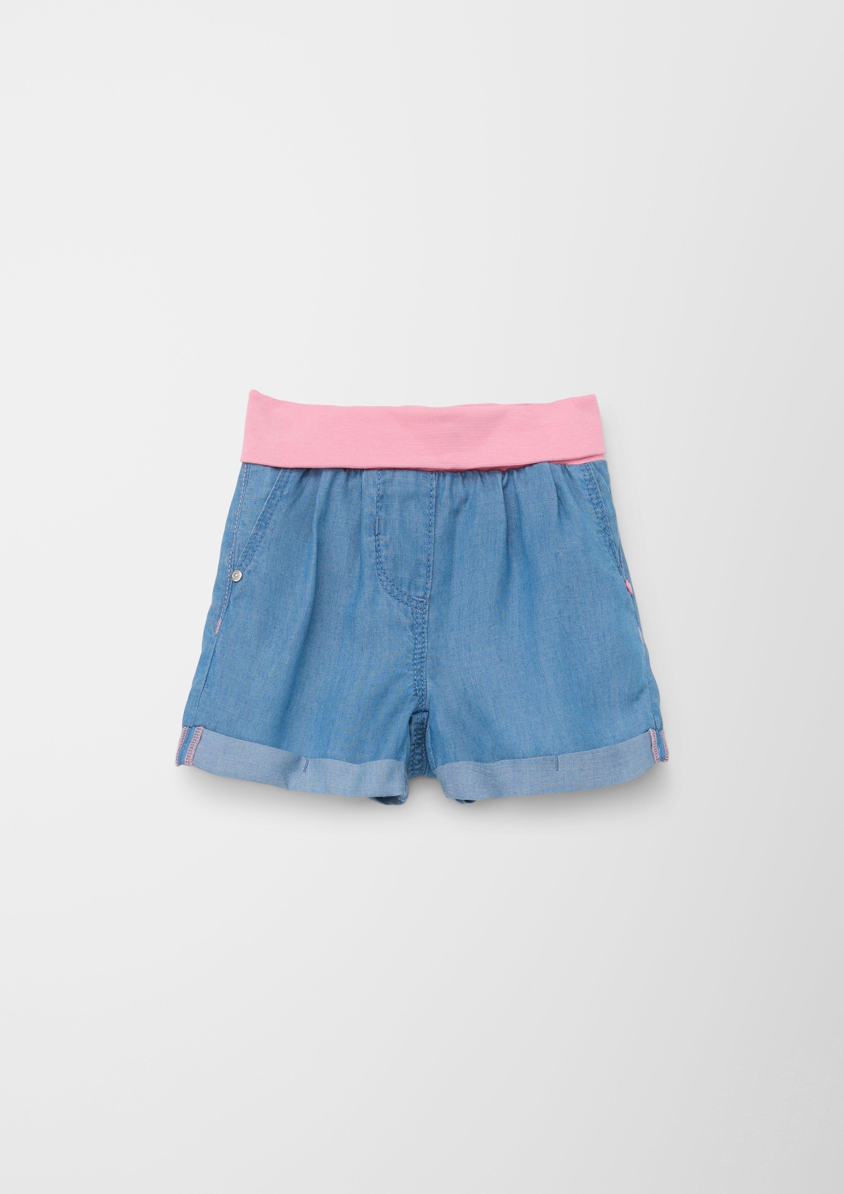S.Oliver Mädchen Jeans-Shorts Mit Hohem Bund - Angesagte Denim Shorts