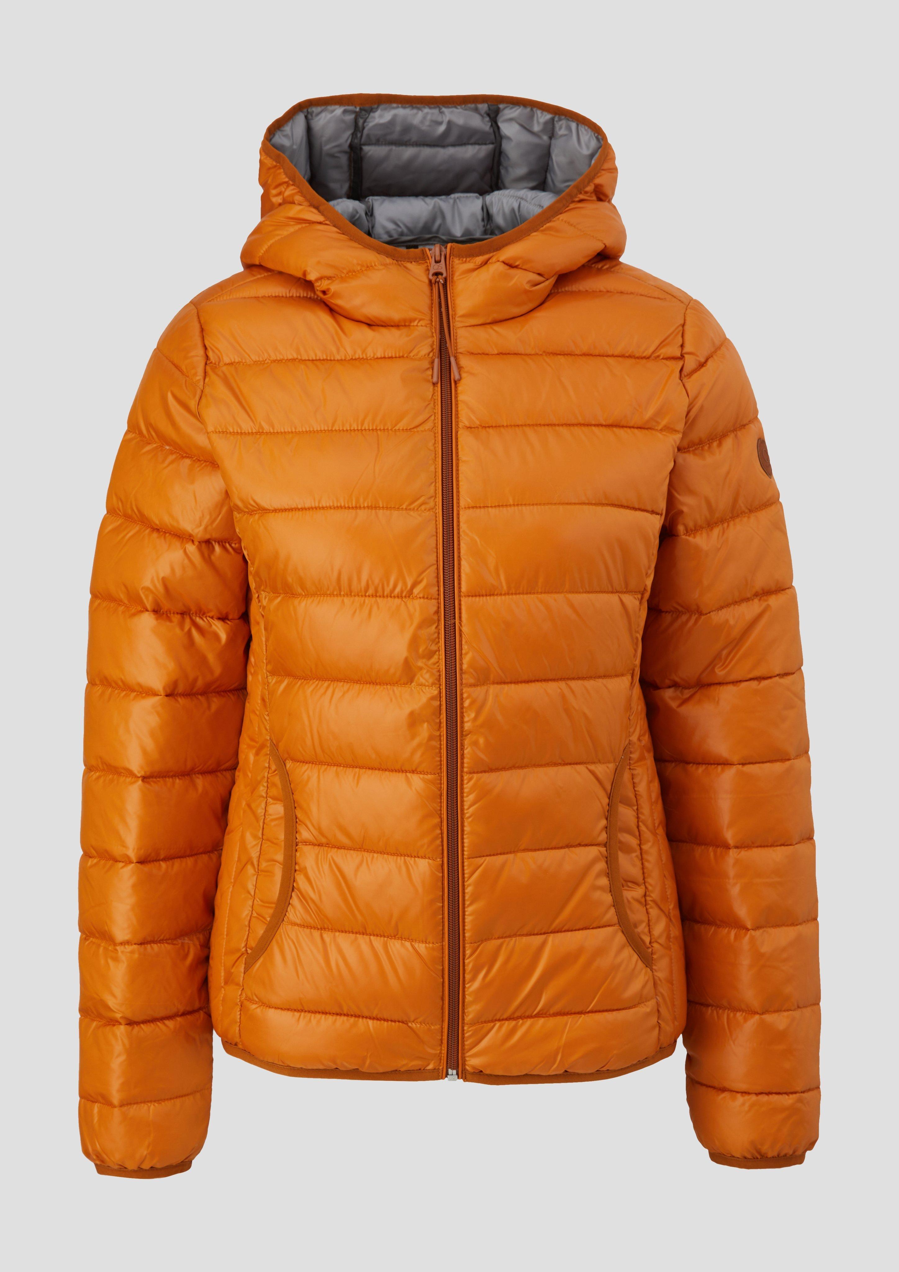 QS - Steppjacke mit Kapuze, Damen, Orange