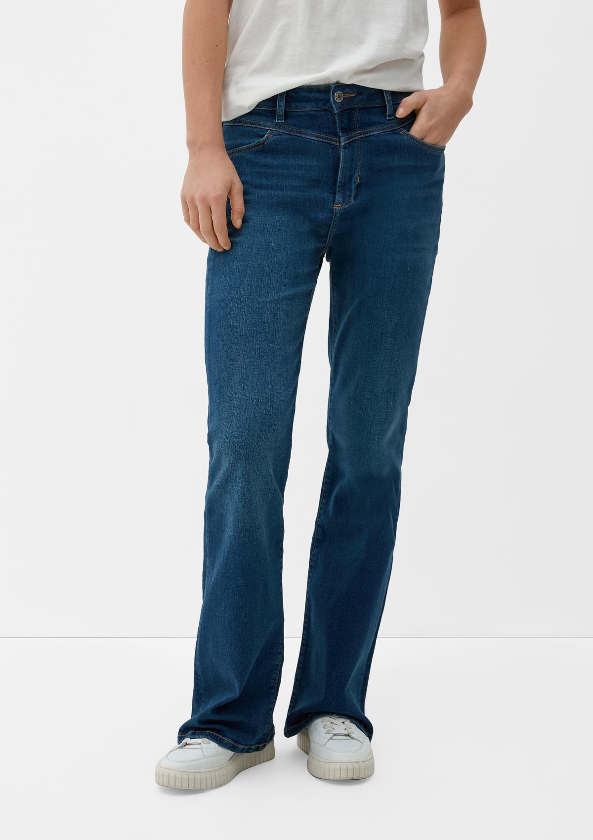 Slim: jeans met garment wash