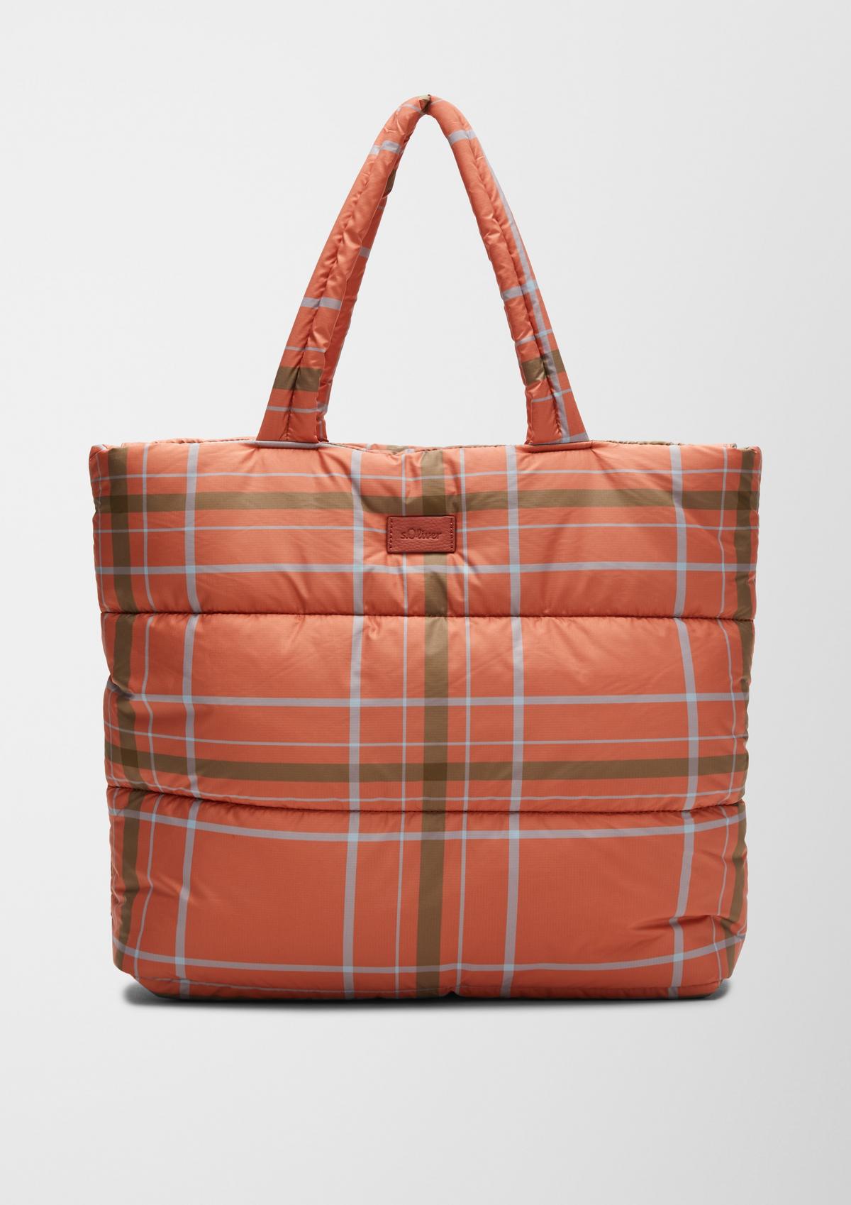 s.Oliver Shopper with a check pattern