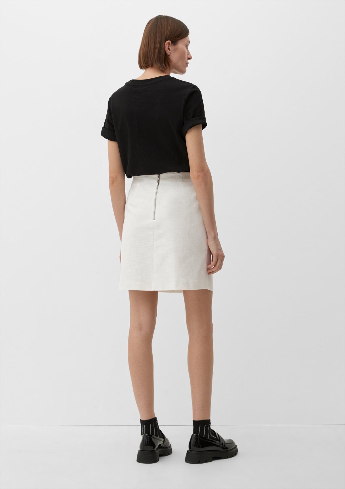 s.Oliver Cotton blend A-line skirt