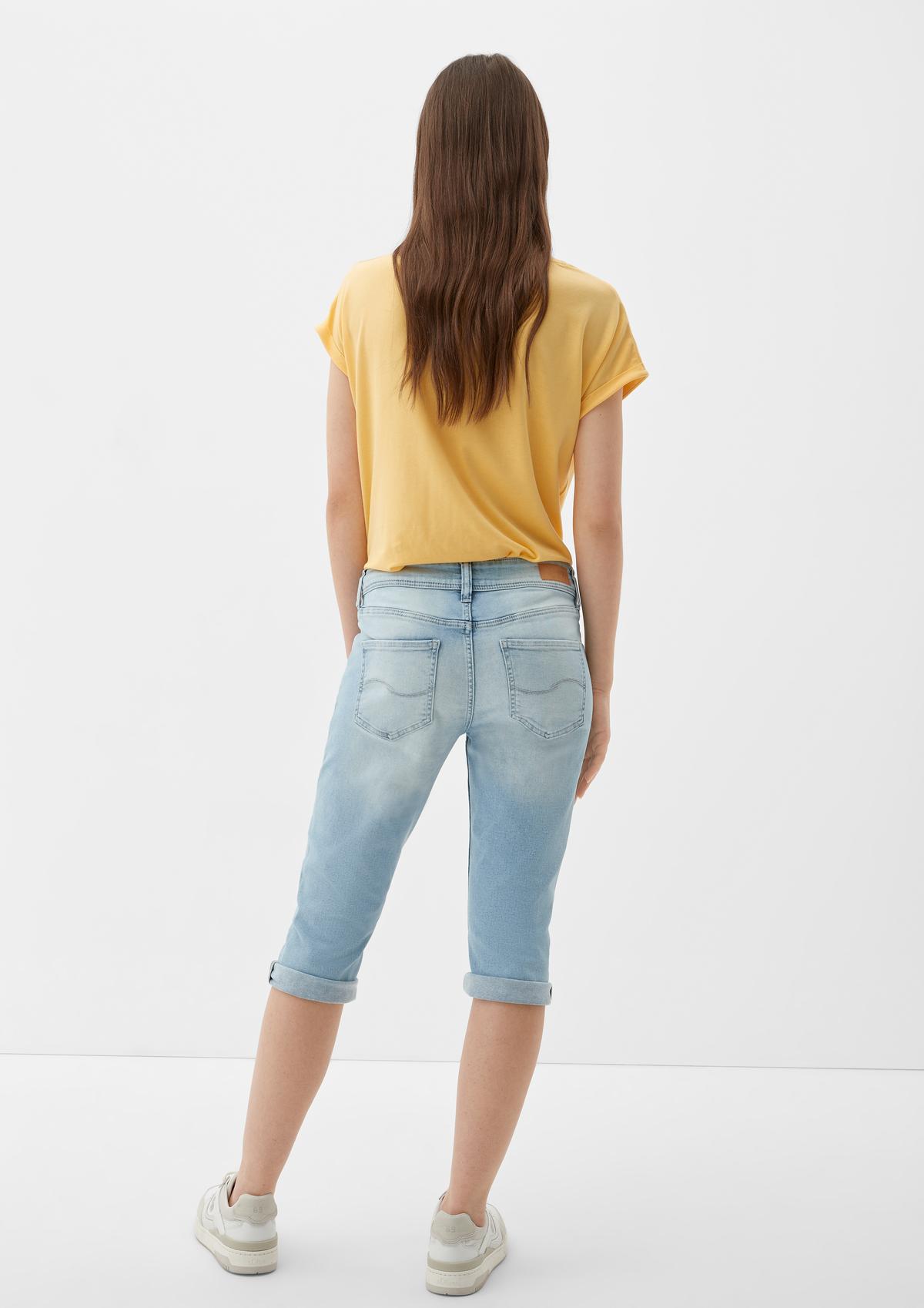 Slim fit: capri jeans - sky blue