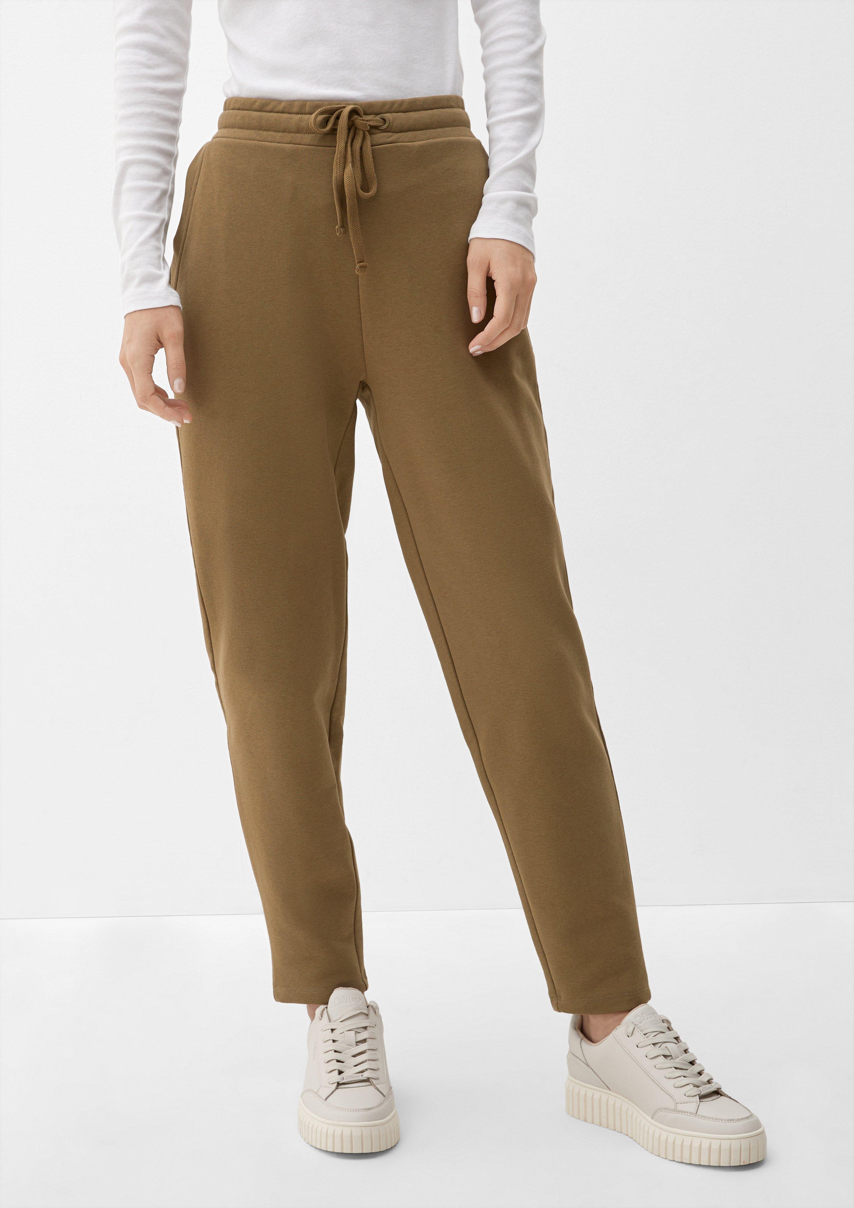 Loose fit tracksuit bottoms with drawstring papaya s.Oliver