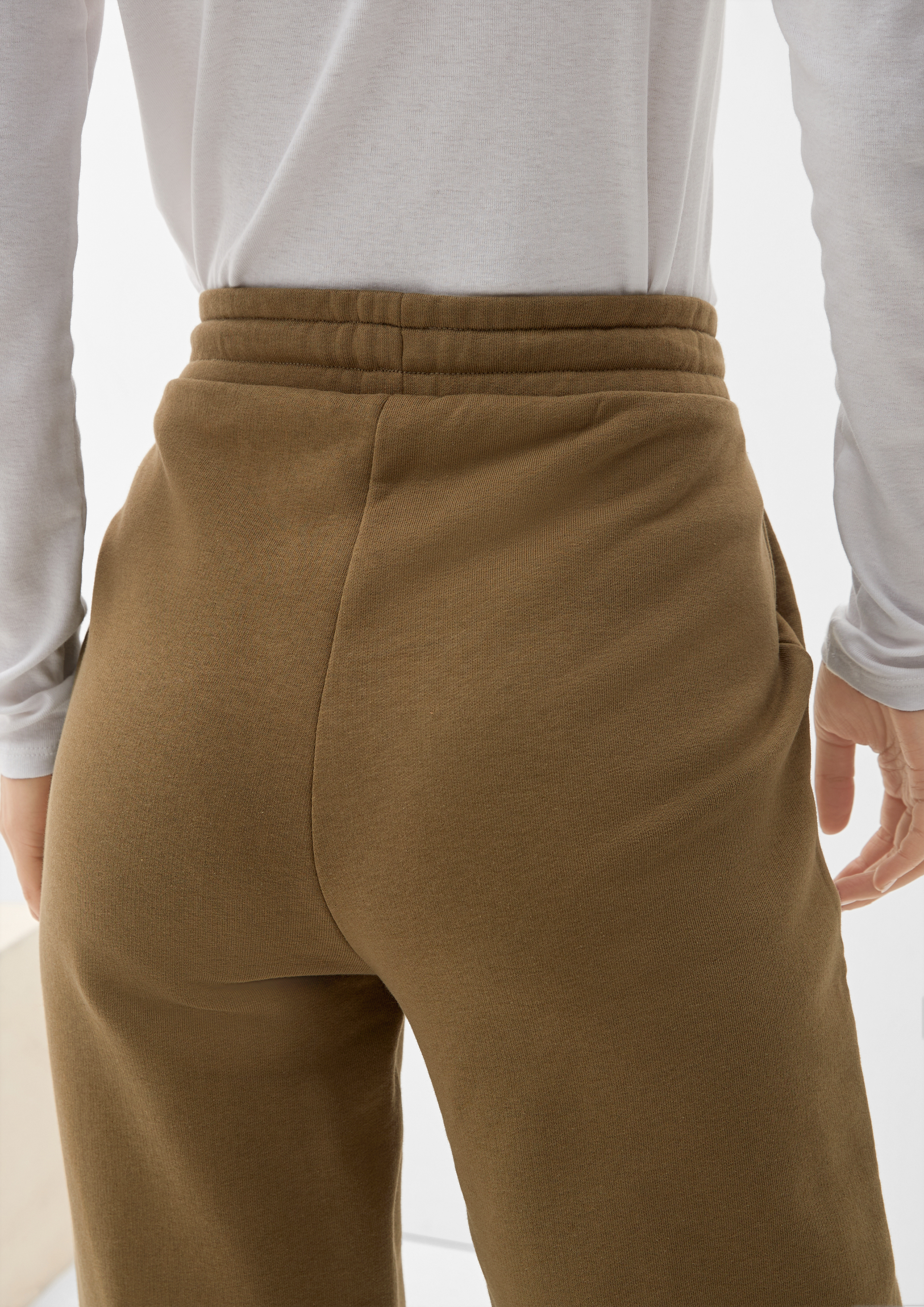 Loose fit tracksuit bottoms with drawstring papaya s.Oliver