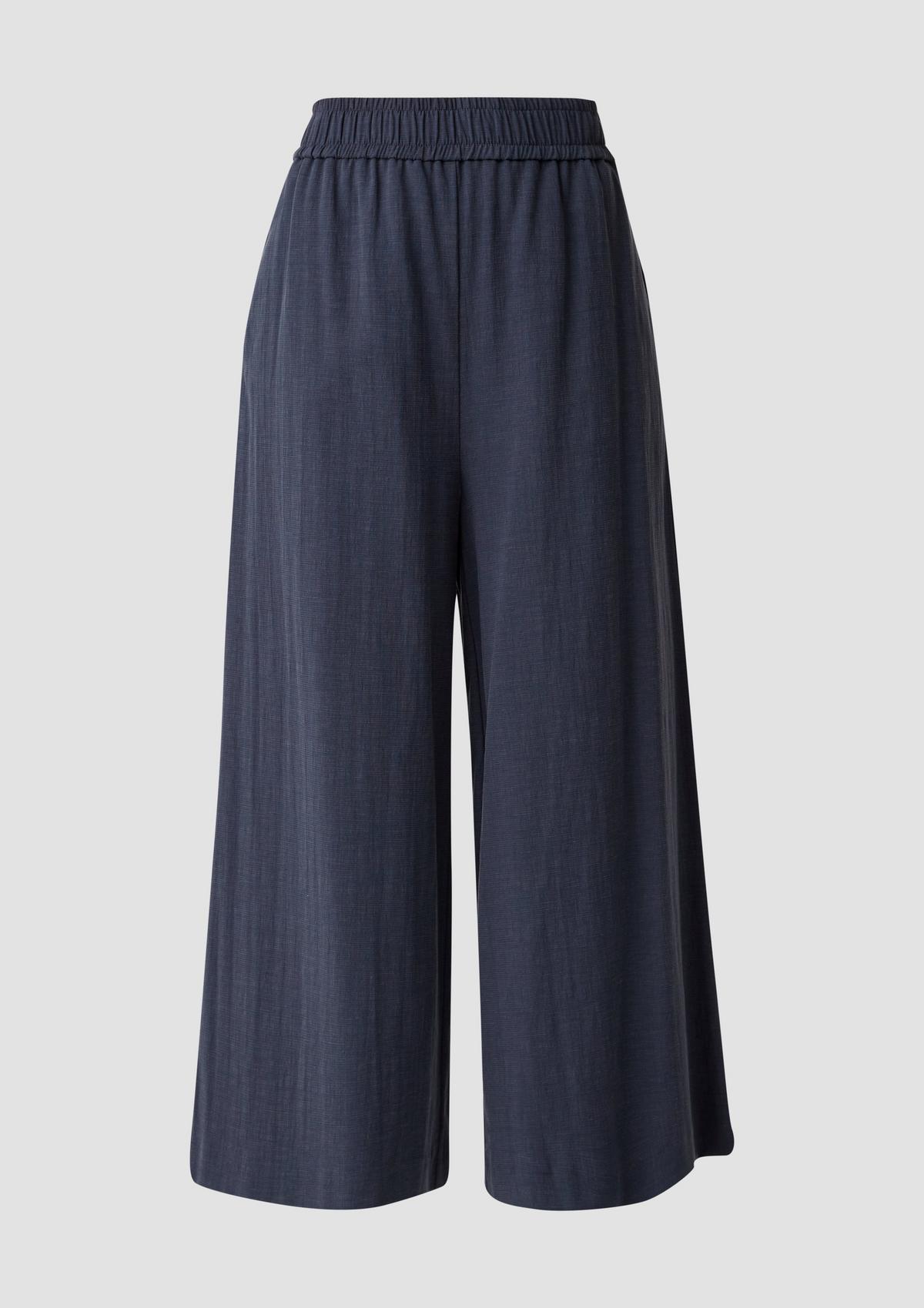 comma Relaxed fit: culottes in blended linen
