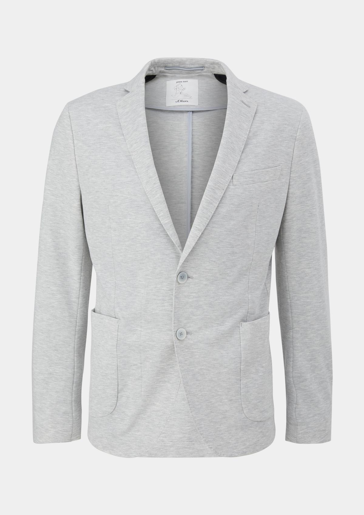s.Oliver Slim fit: Tracksuit fabric jacket made of stretch jersey