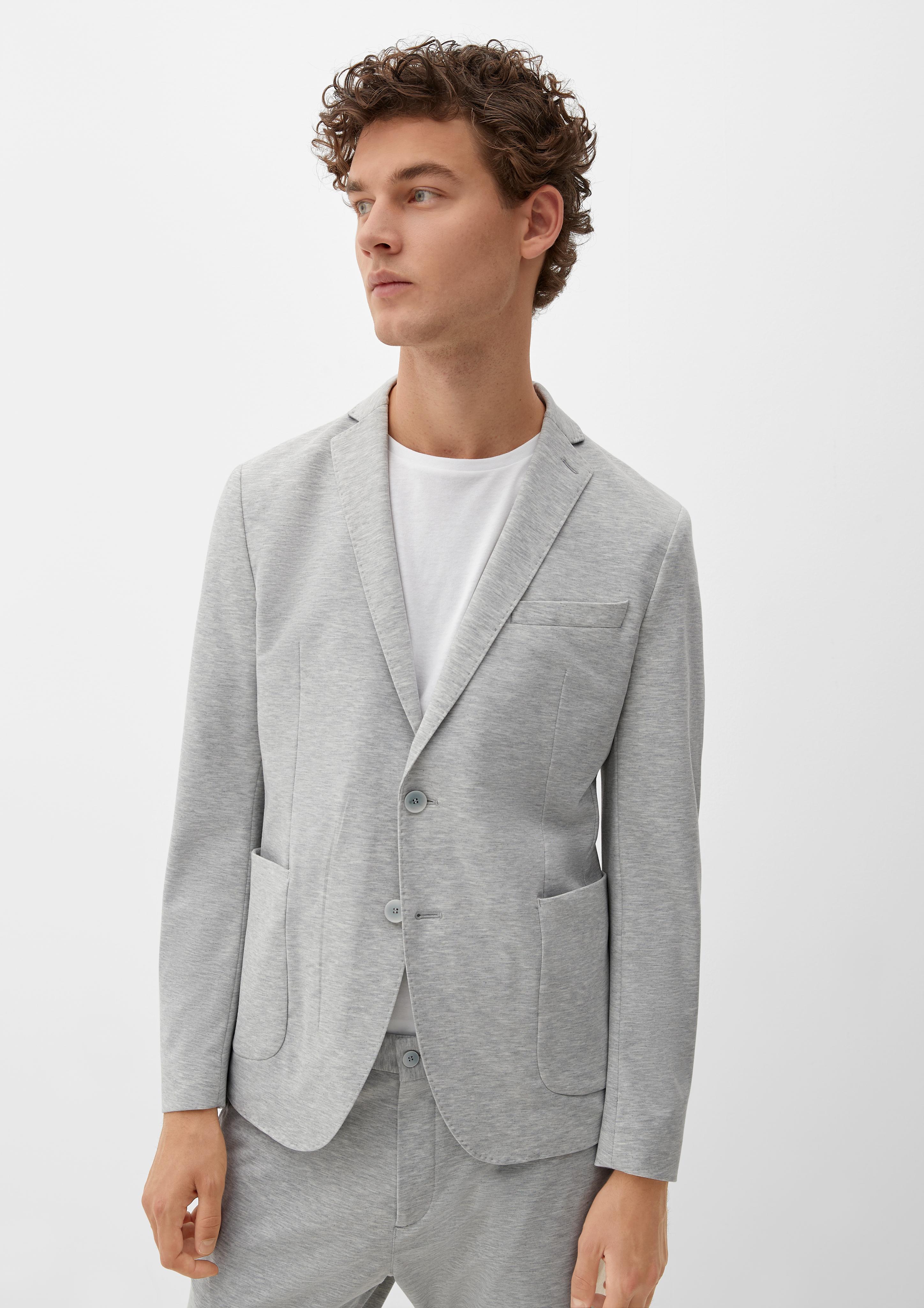 Stretch jersey sports jacket with a houndstooth pattern Stretch jersey sports jacket with a houndstooth pattern