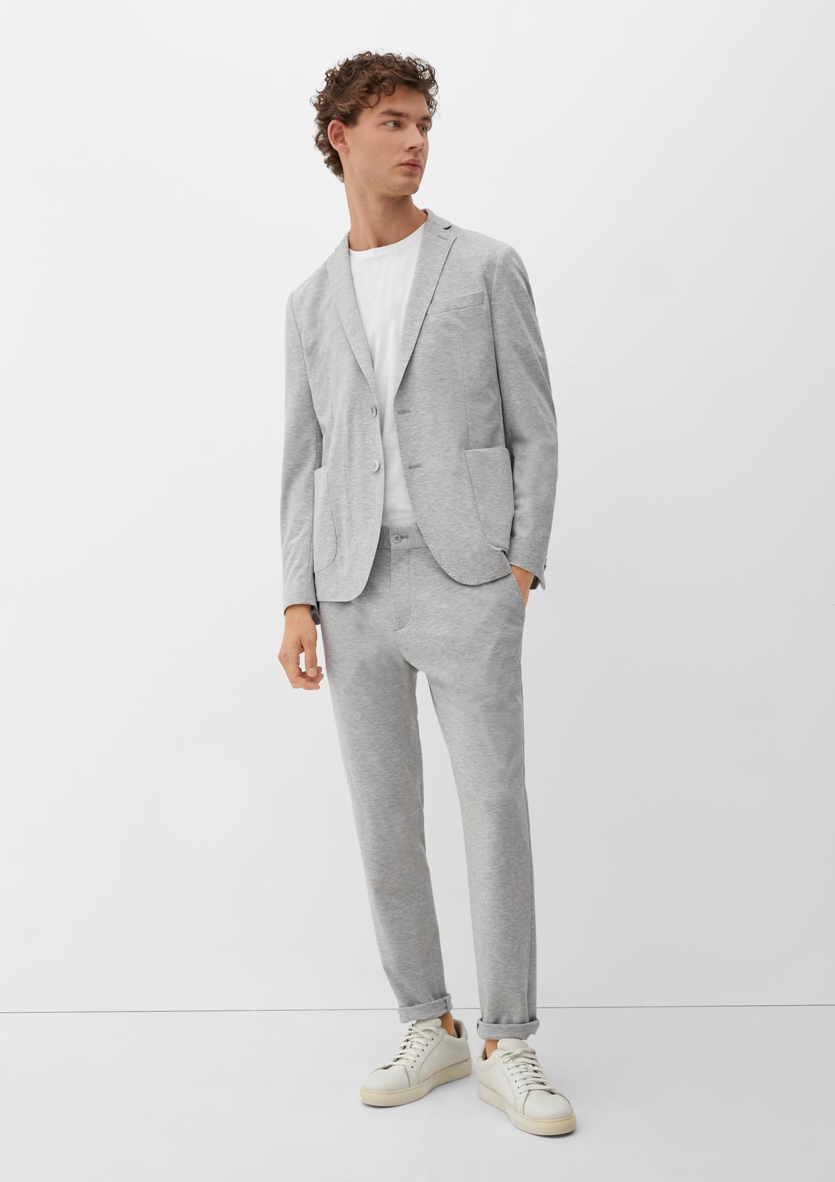 s.Oliver Slim fit: Tracksuit fabric jacket made of stretch jersey