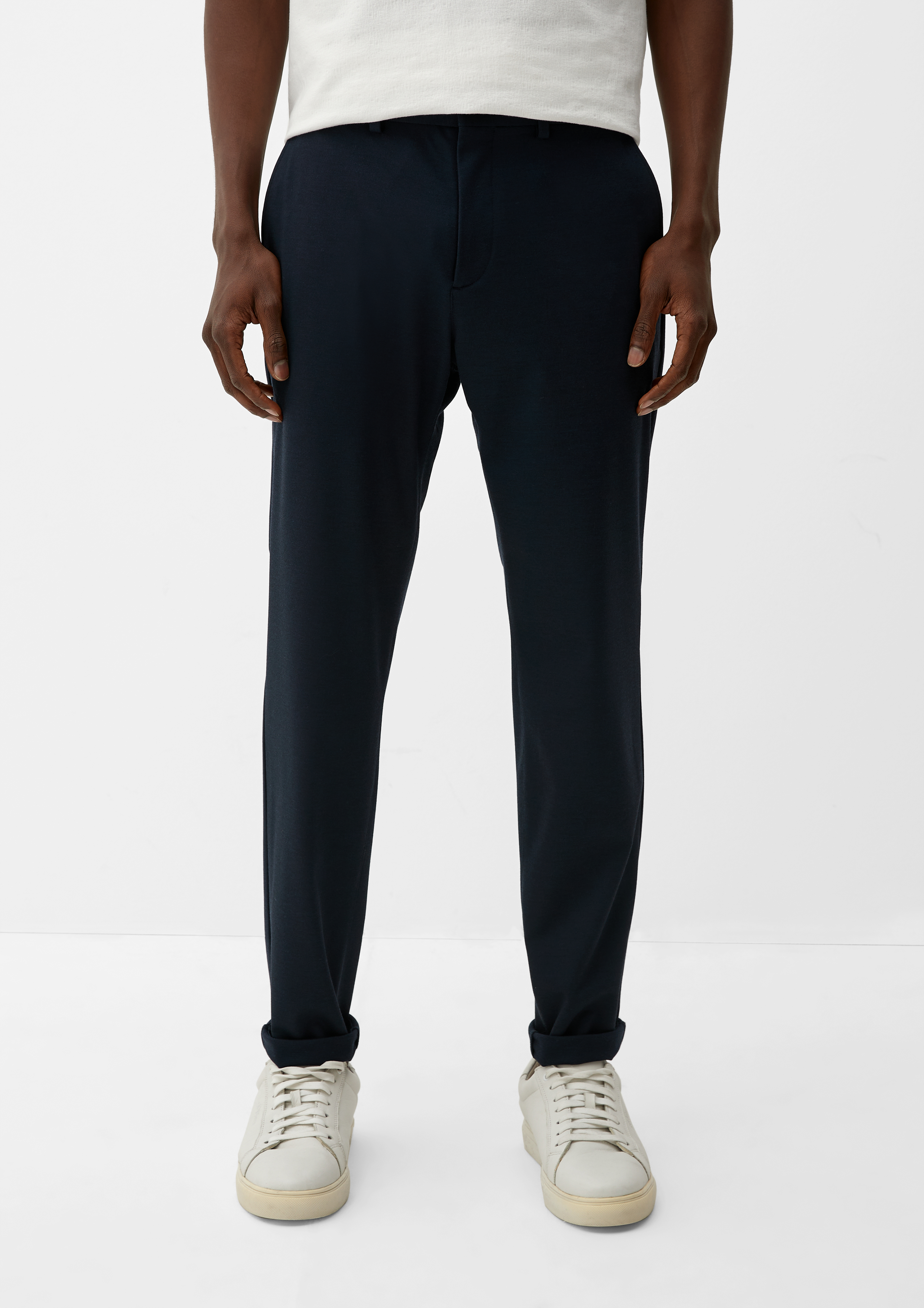 S.Oliver Slim: Joggsuit-Hose aus Stretch-Jersey