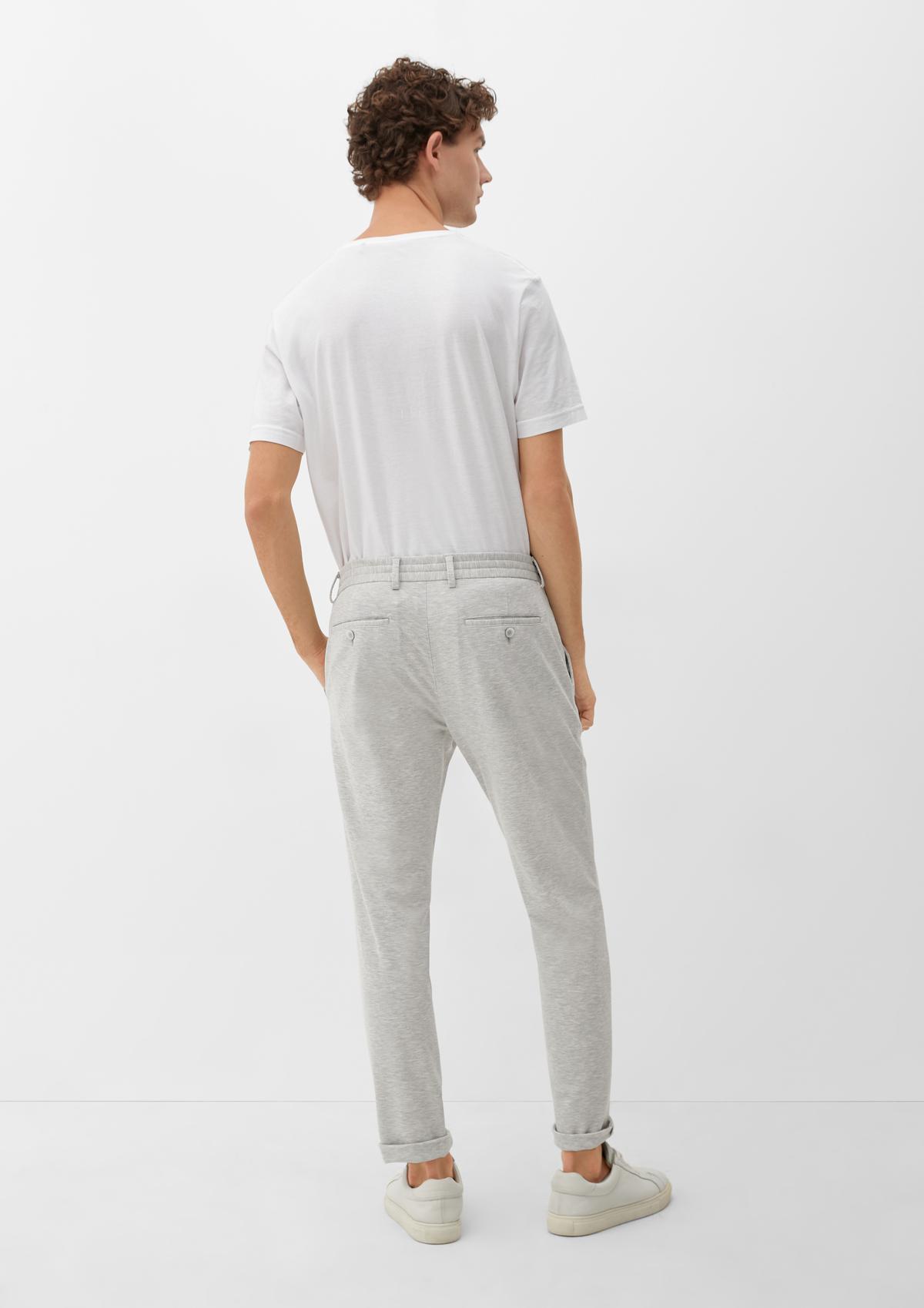s.Oliver Slim : pantalon style joggsuit en jersey stretch