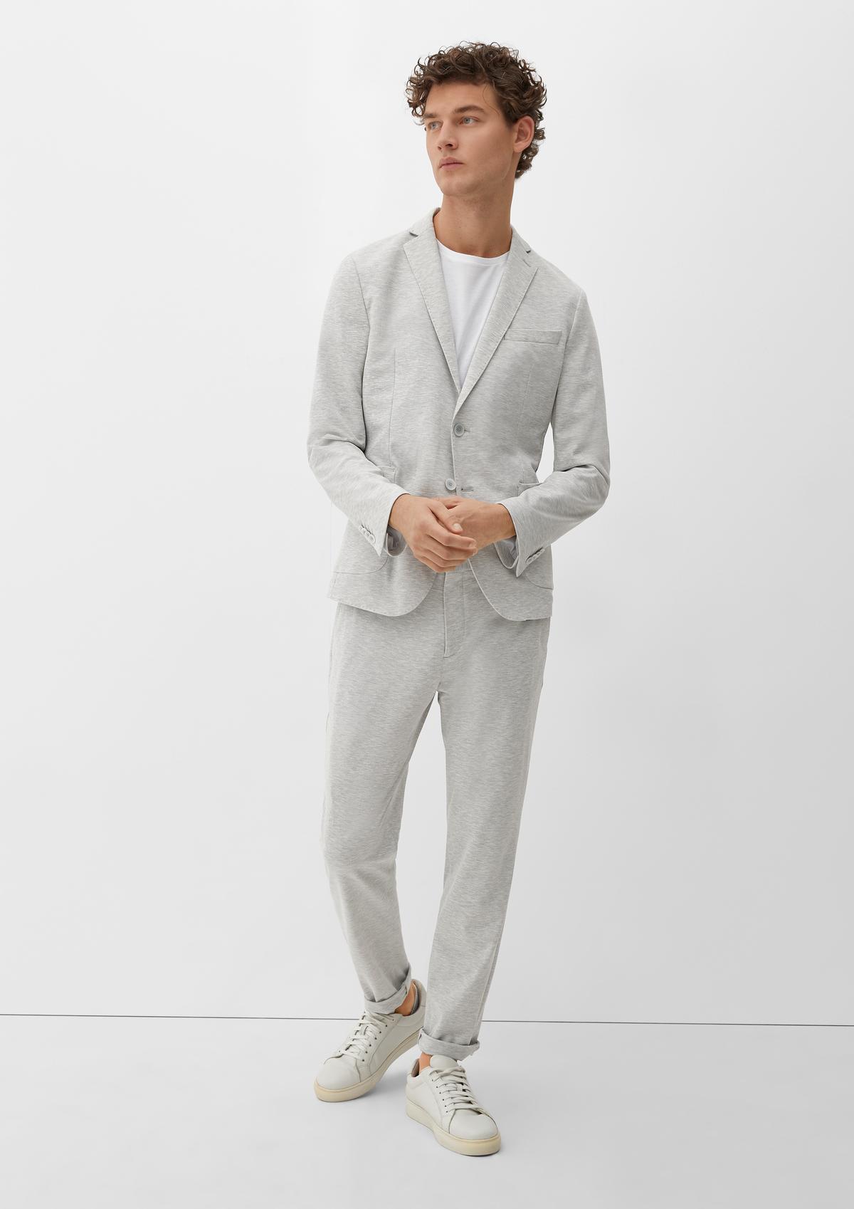 s.Oliver Slim fit: Tracksuit fabric trousers made of stretch jersey