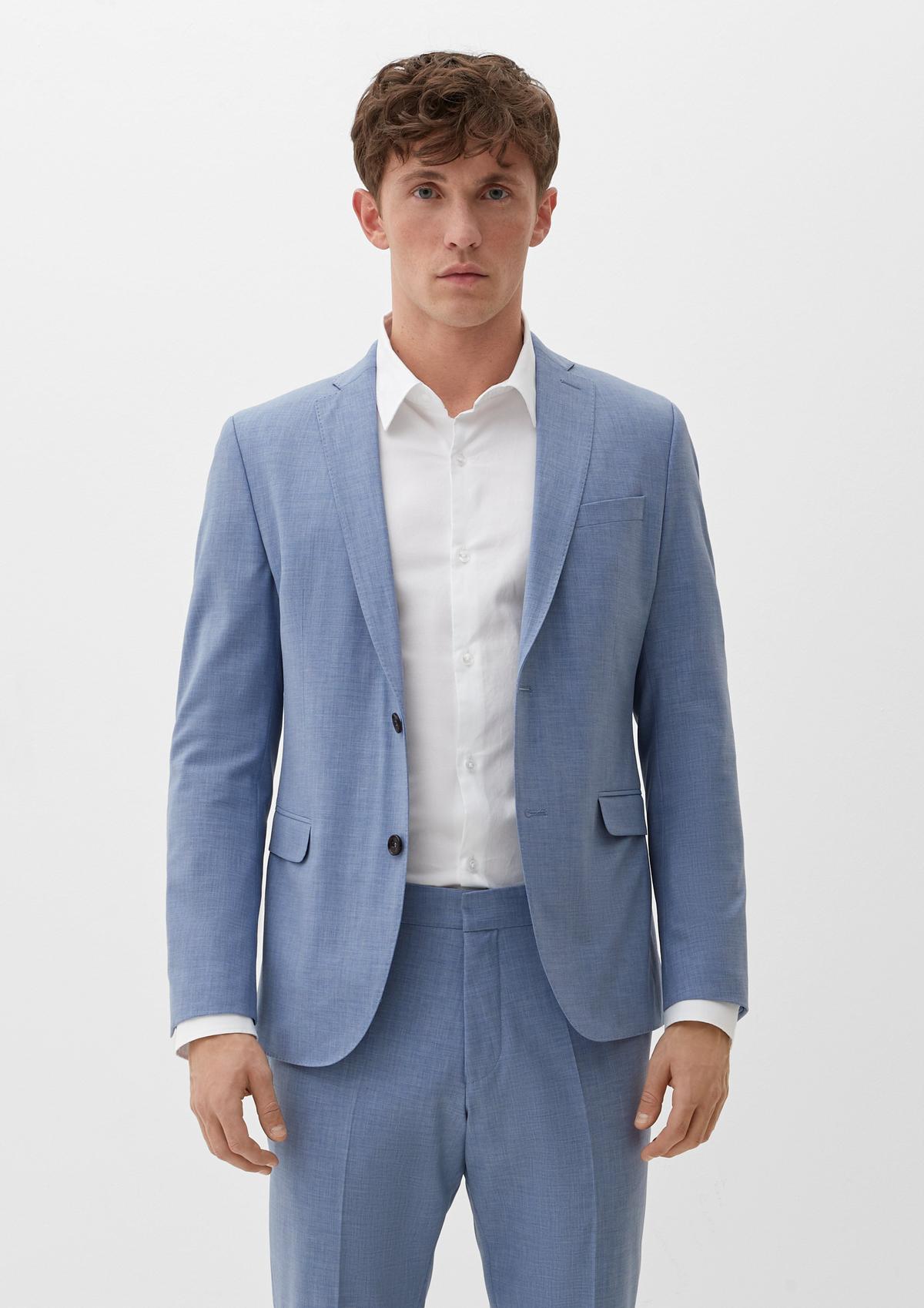 s.Oliver Slim fit: wool blend jacket