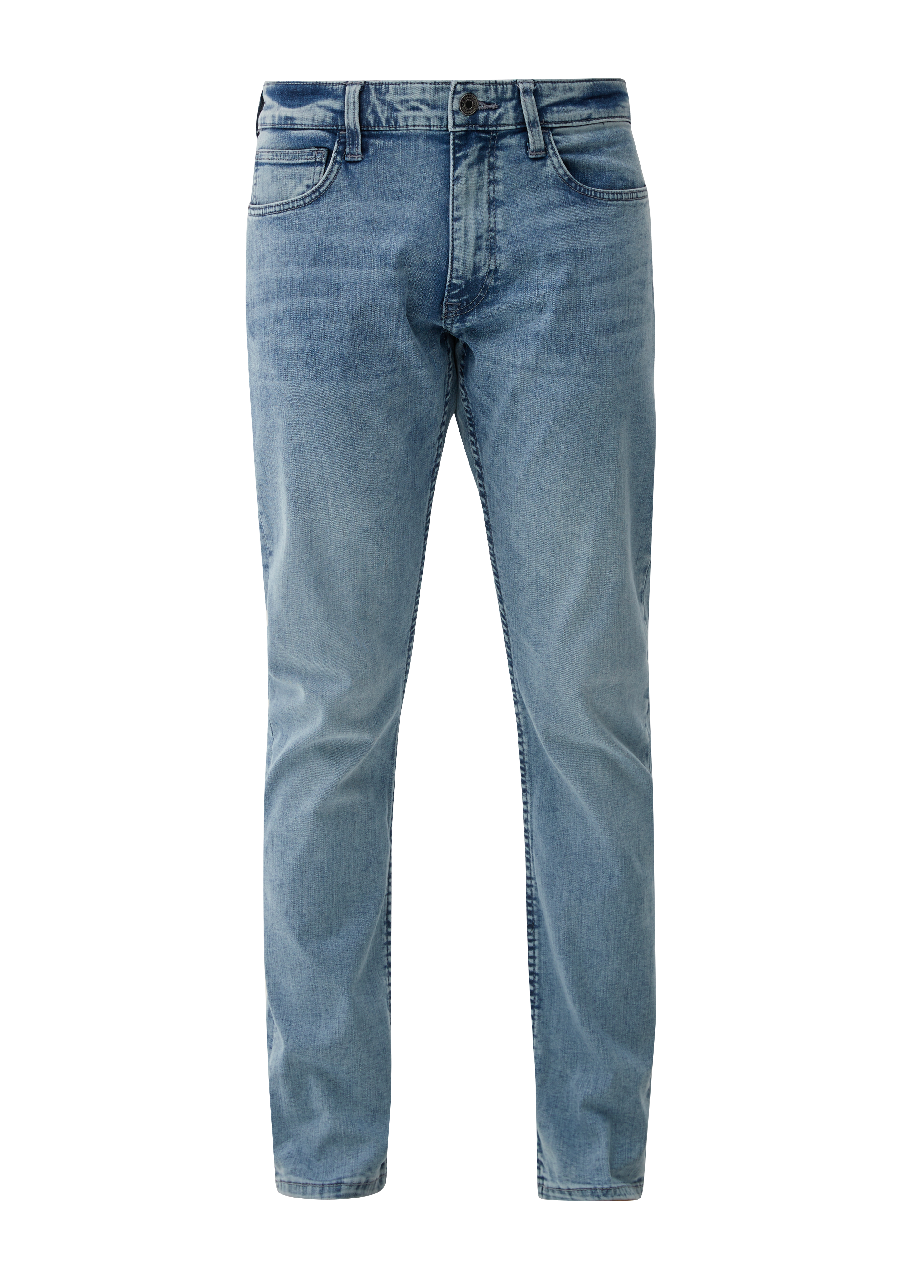 s.Oliver - Jeans Keith / Slim Fit / Mid Rise / Straight Leg, Herren, blau