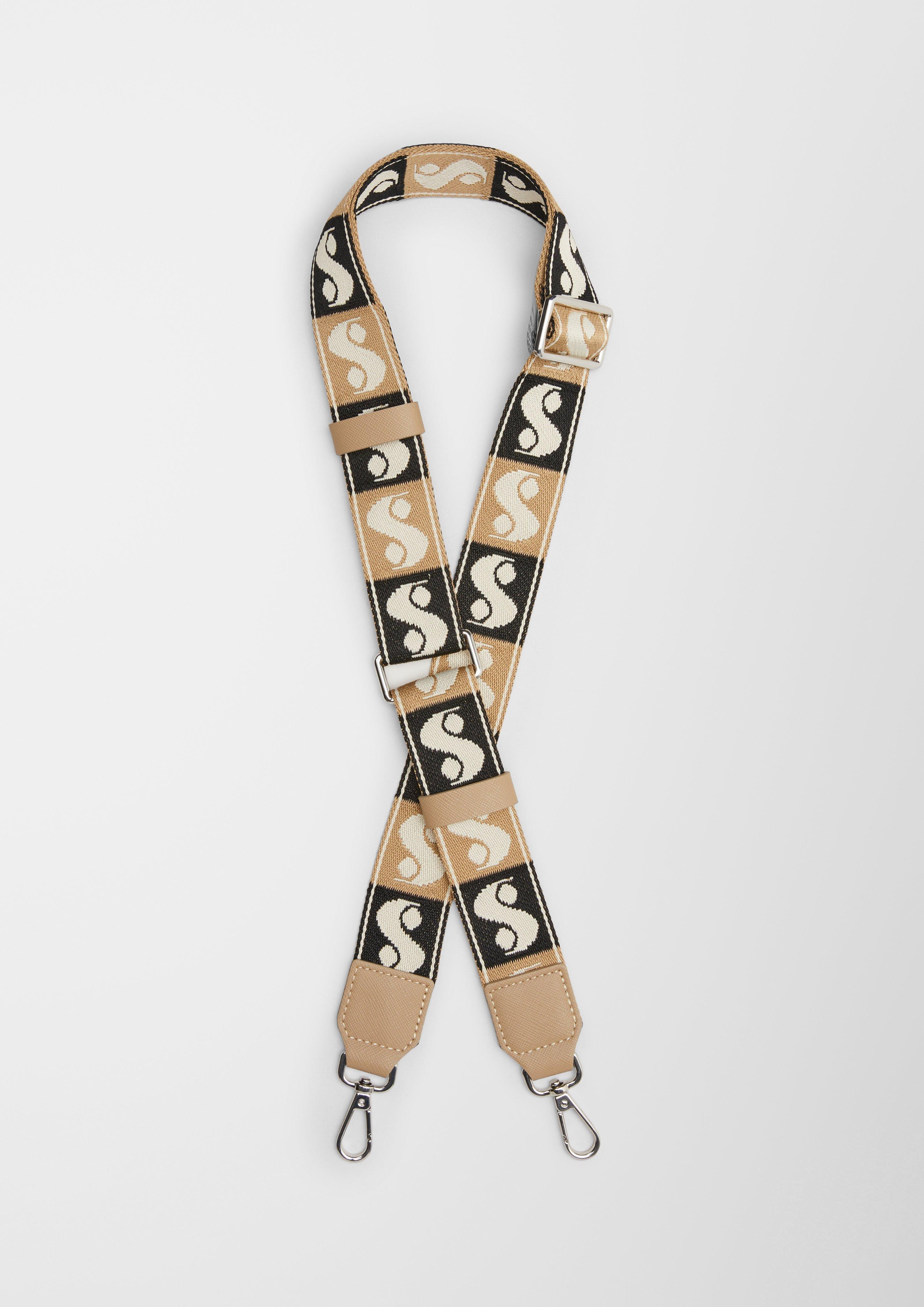 Bag strap with allover pattern yellow s.Oliver