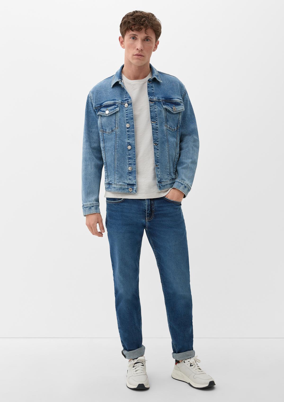 s.Oliver Slim: jeans met used look