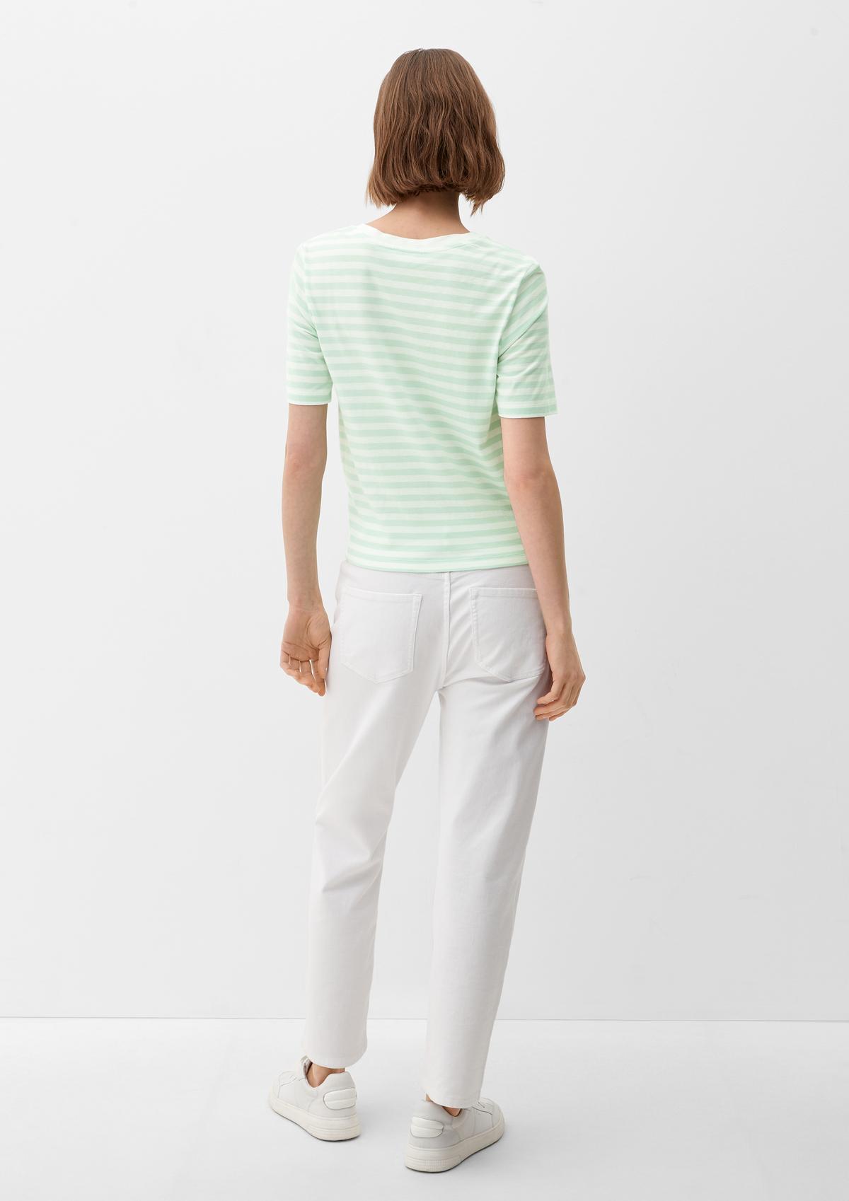 s.Oliver Striped top with knot detail