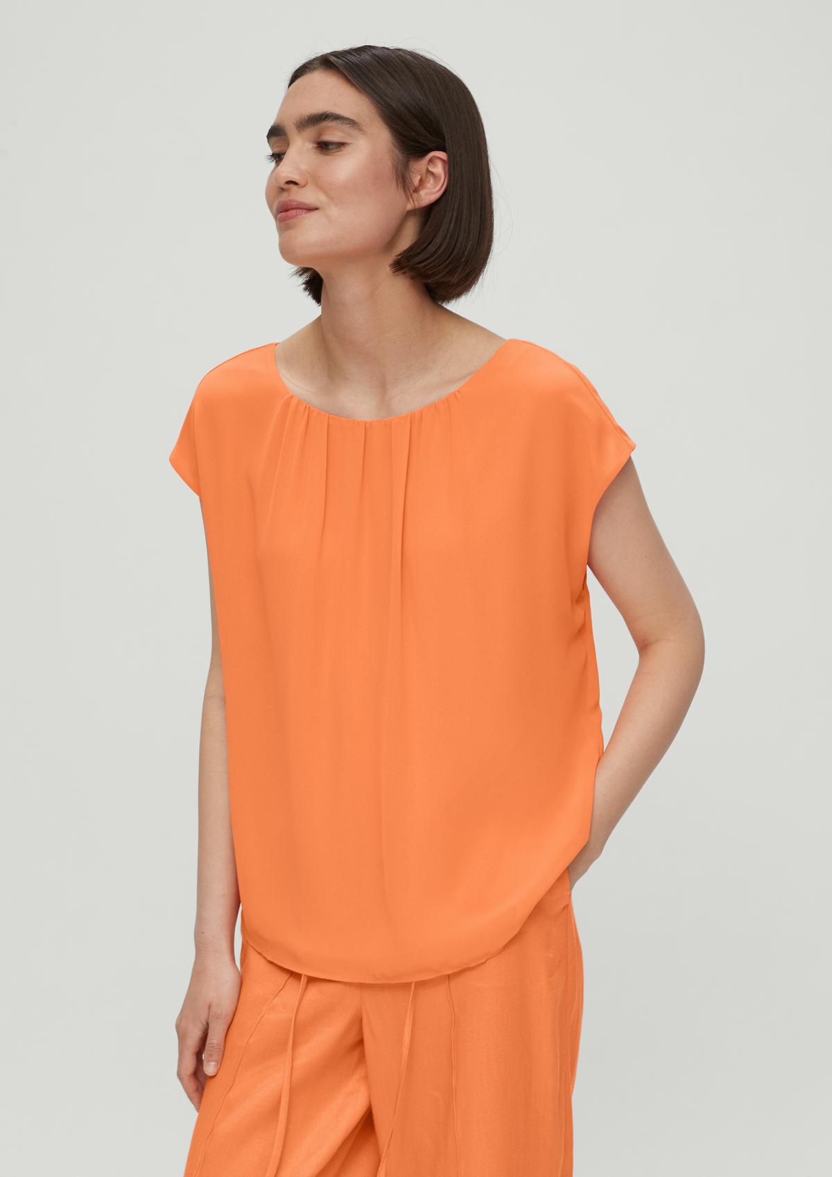 s.Oliver Chiffon blouse with gather