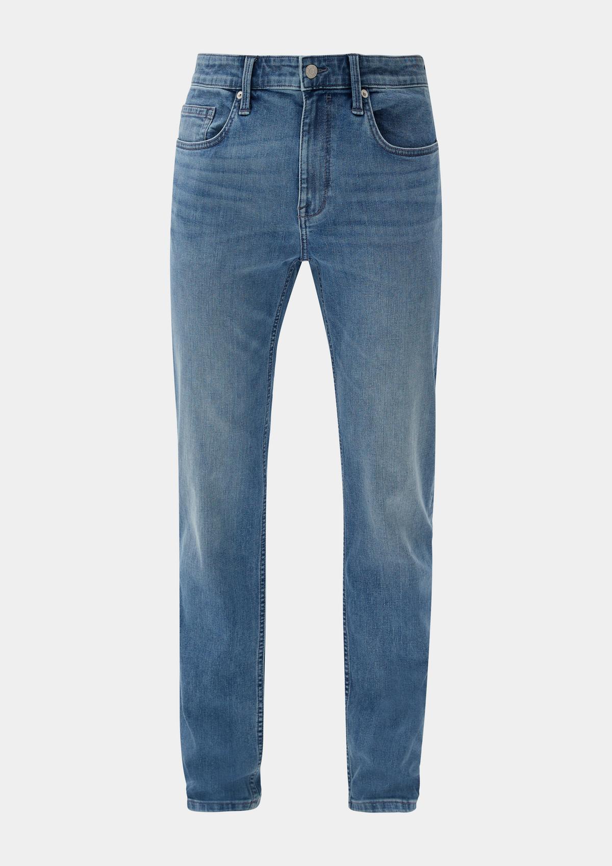 s.Oliver 360° denim slim: jeans met garment wash