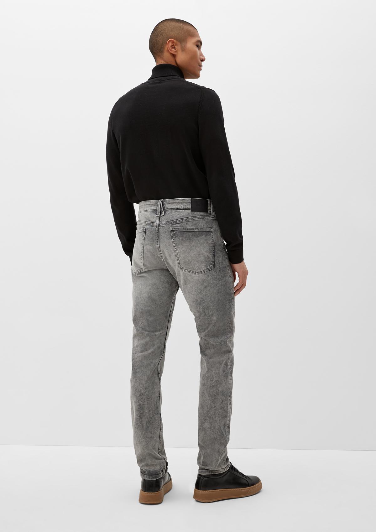 Slim fit: jeans in stone 5-pocket style a 