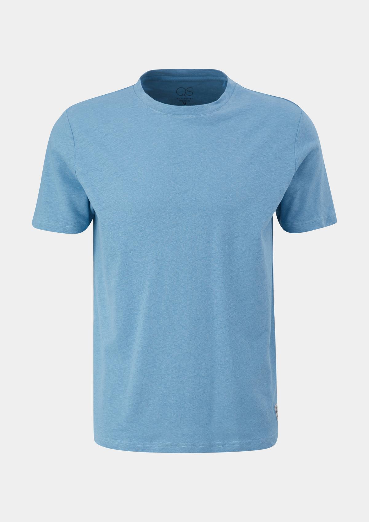 s.Oliver T-shirt van een linnenmix