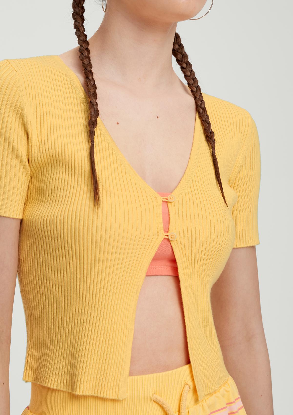 s.Oliver Top with a ribbed texture