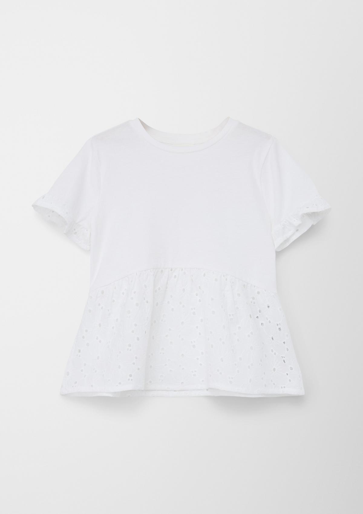 s.Oliver Cotton T-shirt with shifley details