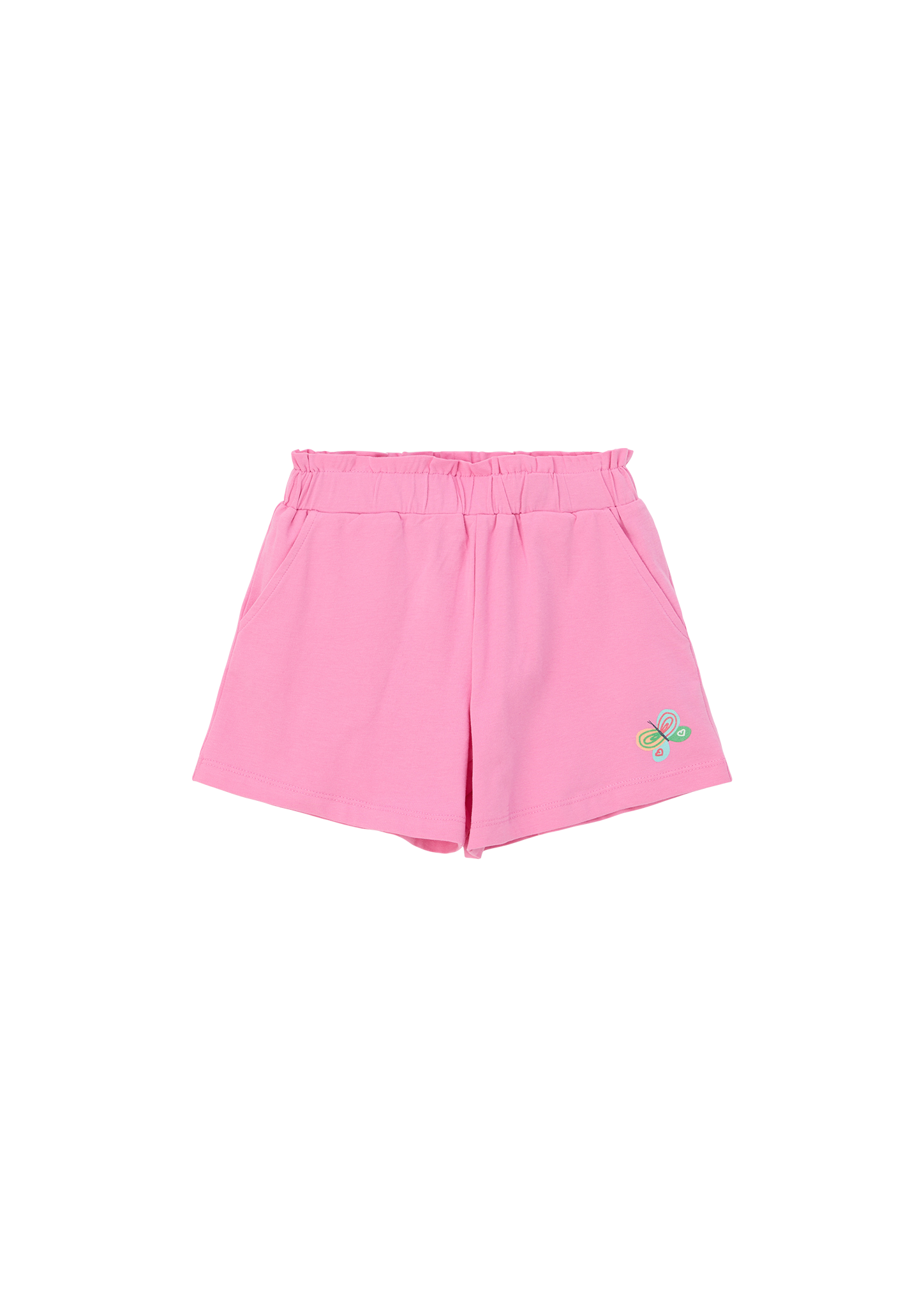 s.Oliver - Shorts aus Baumwollstretch, Kinder, Rosa