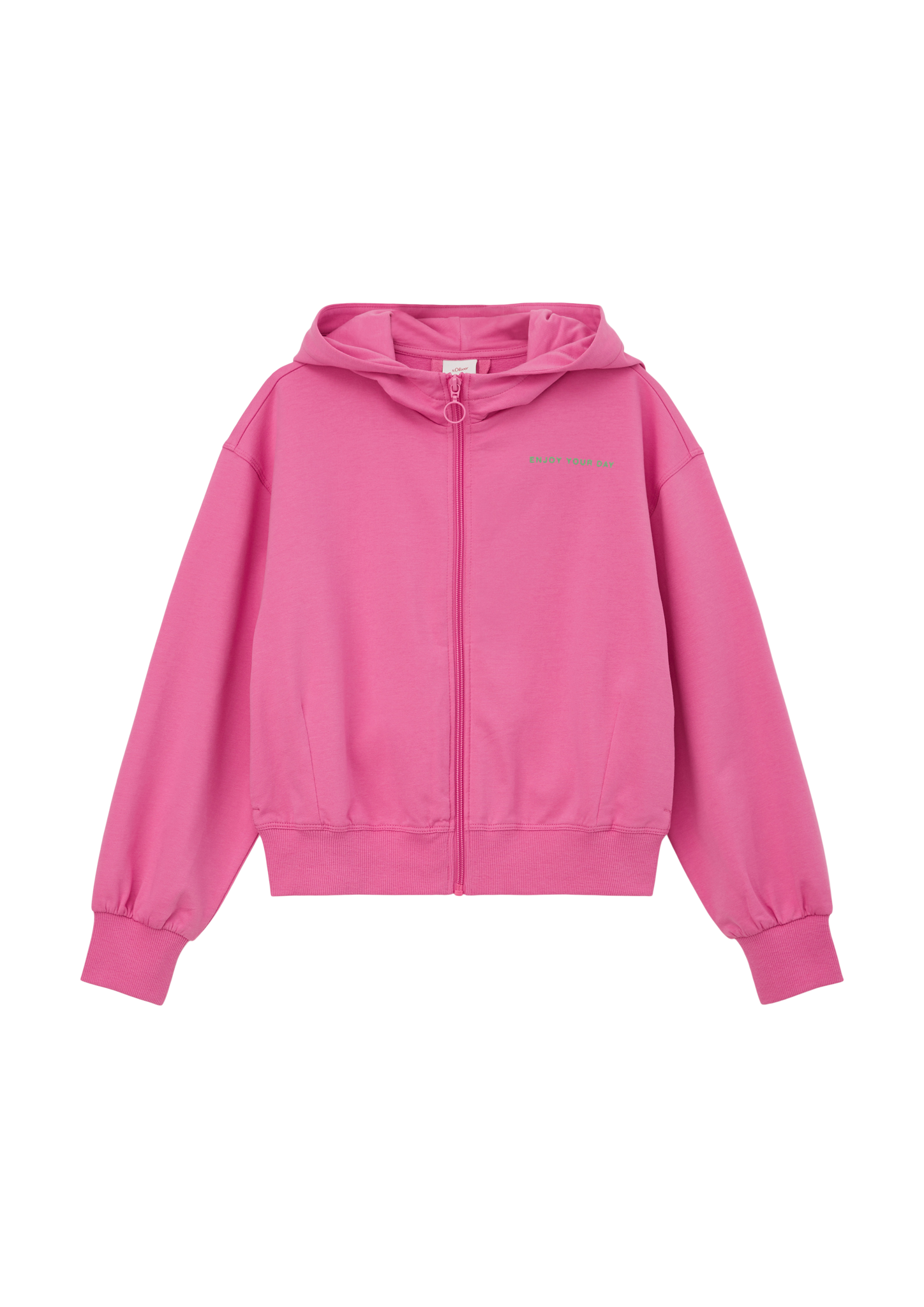 s.Oliver - Sweatjacke mit Schriftprint, Mädchen, Rosa