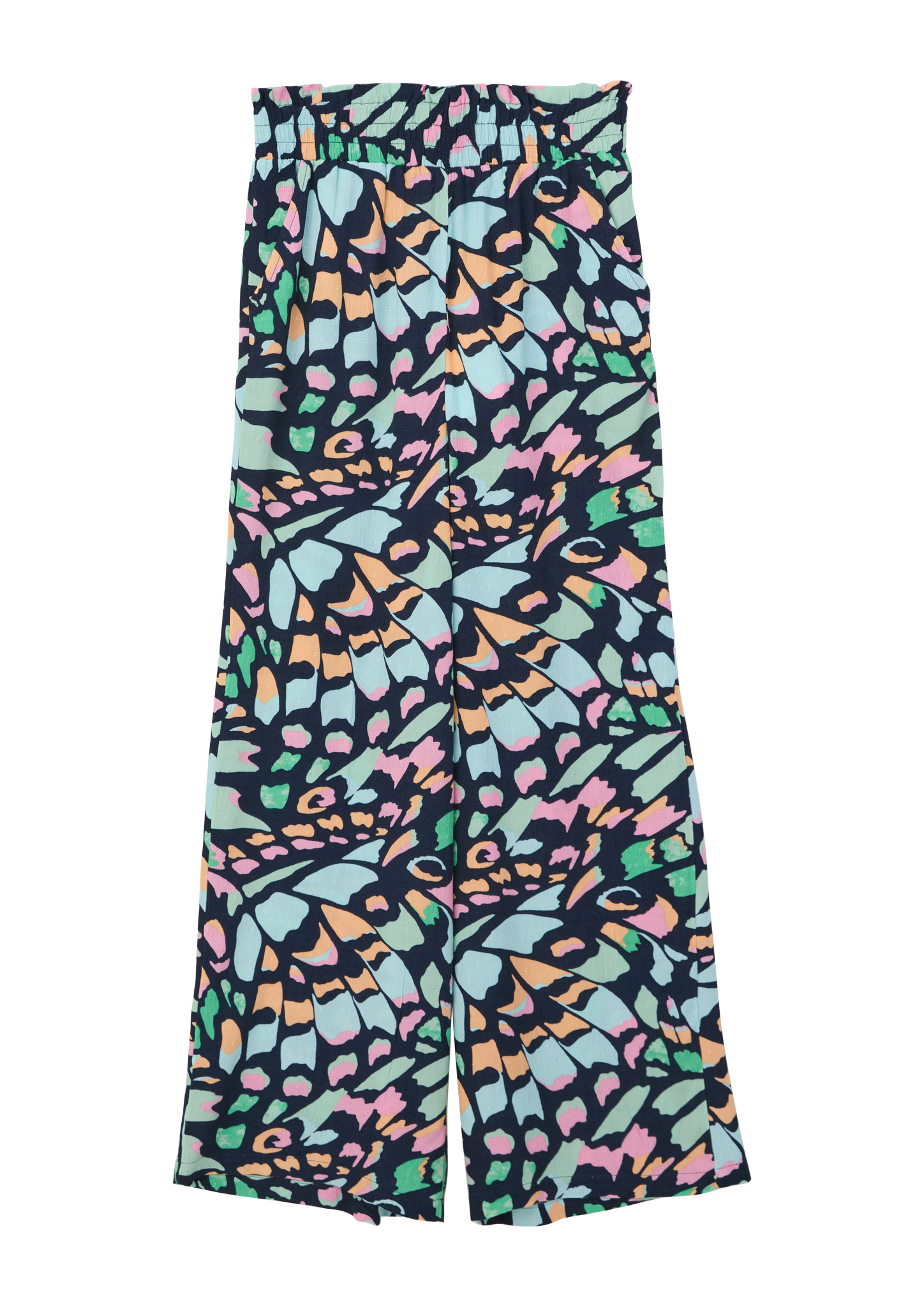 s.Oliver - Regular: Hose mit Allover-Print, Mädchen, blau