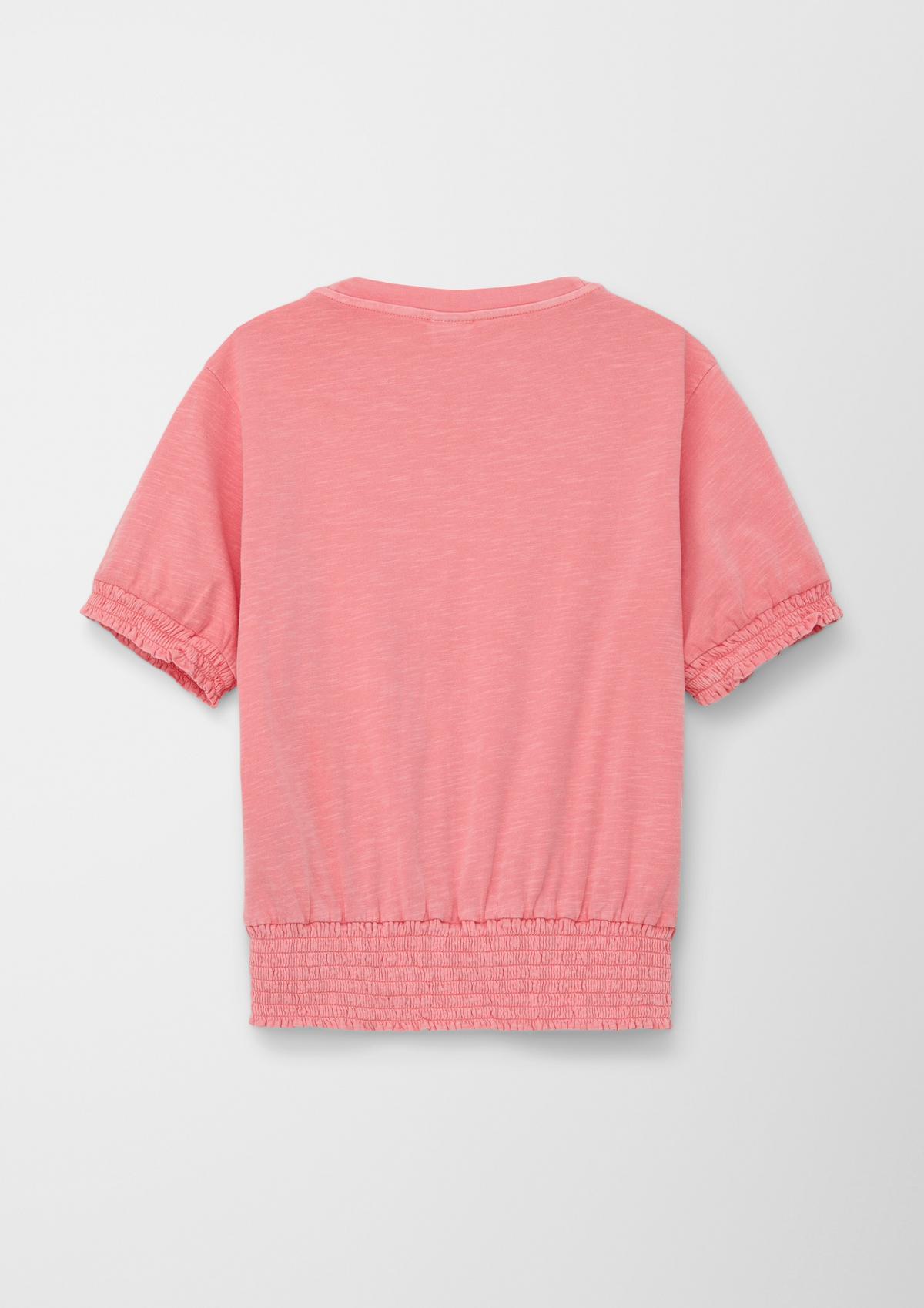 s.Oliver T-shirt with smocked sections