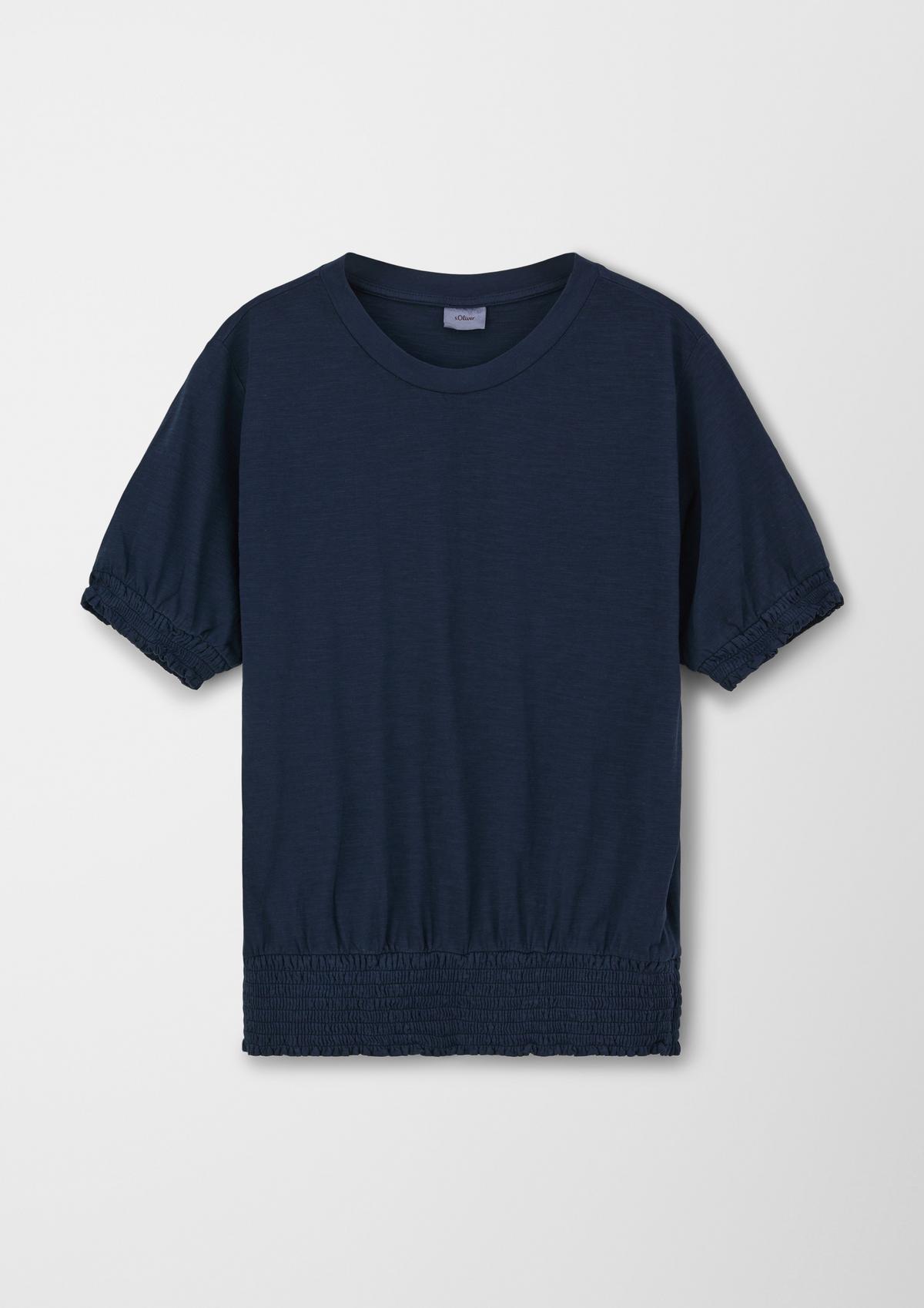 s.Oliver T-shirt with smocked sections