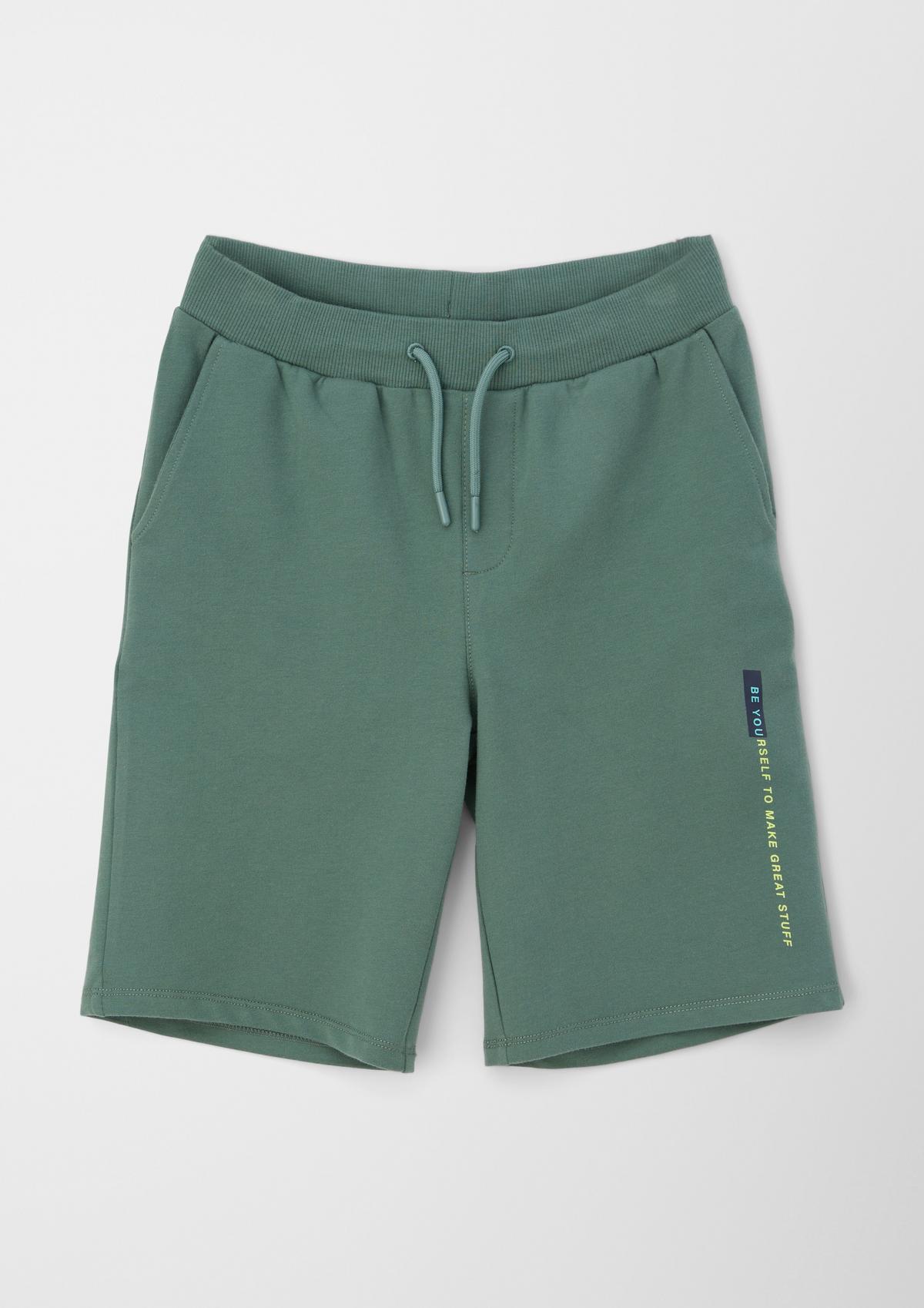 s.Oliver Relaxed fit: Sweat Bermuda shorts