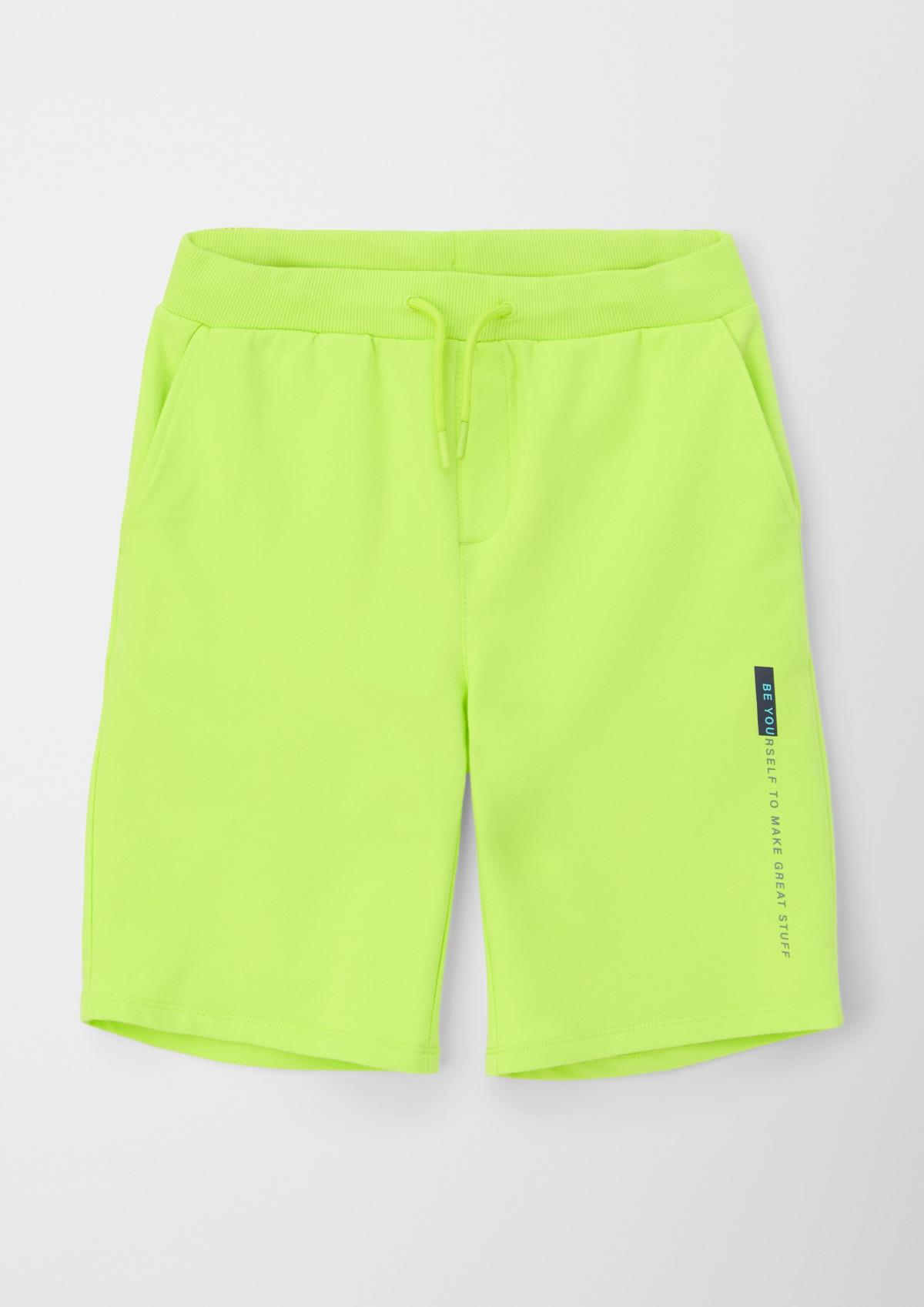 s.Oliver Relaxed fit: Sweat Bermuda shorts