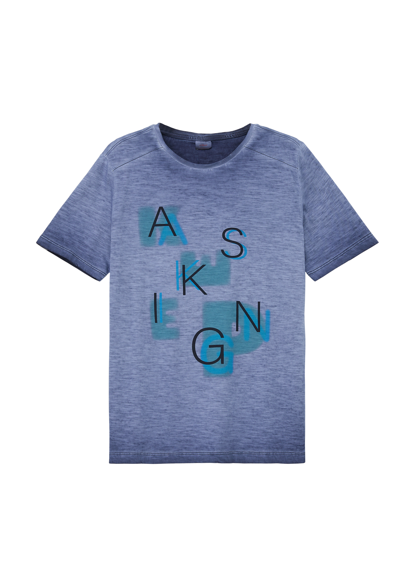 s.Oliver - T-Shirt mit Frontprint, Jungen, blau