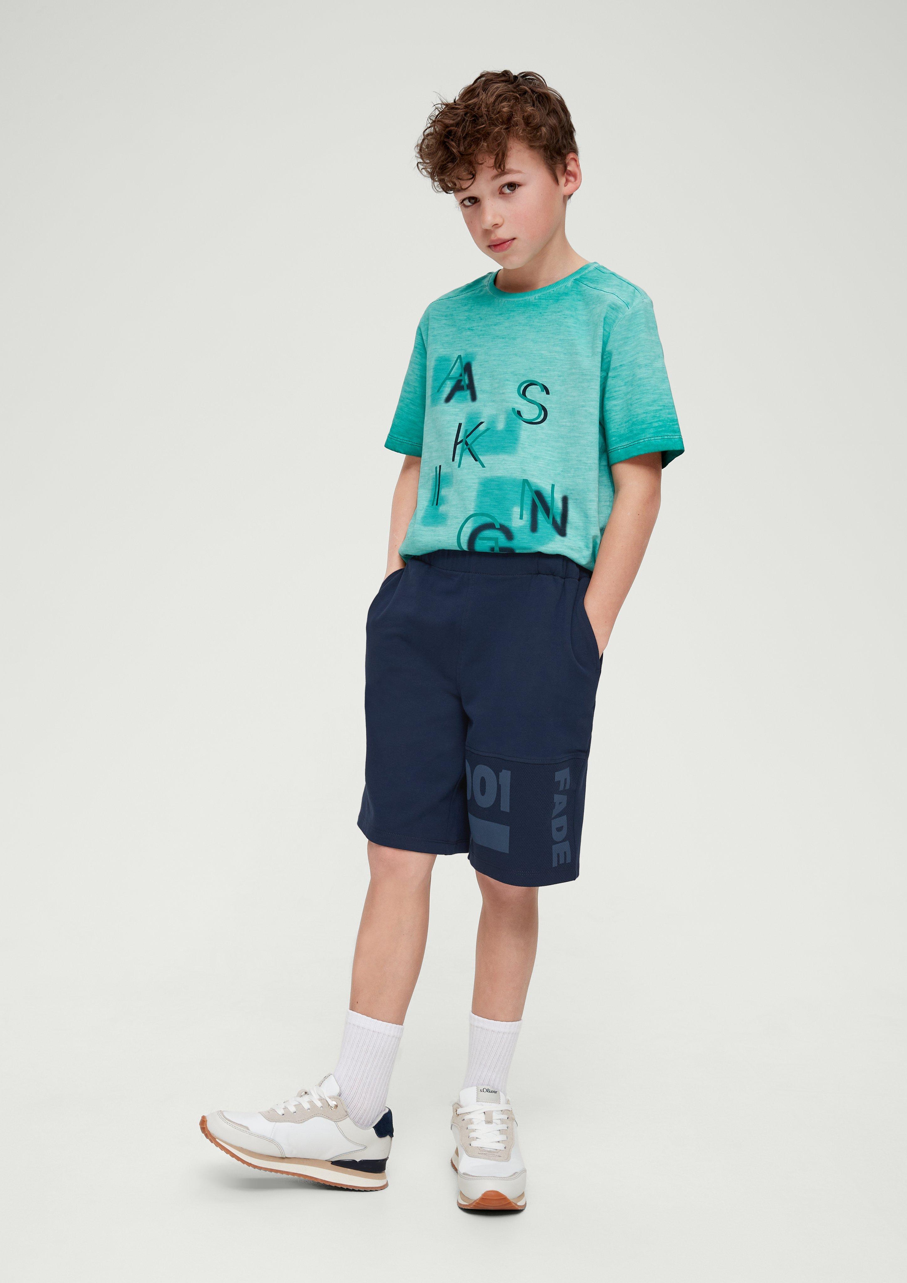 Bermuda shorts with mesh - navy | s.Oliver