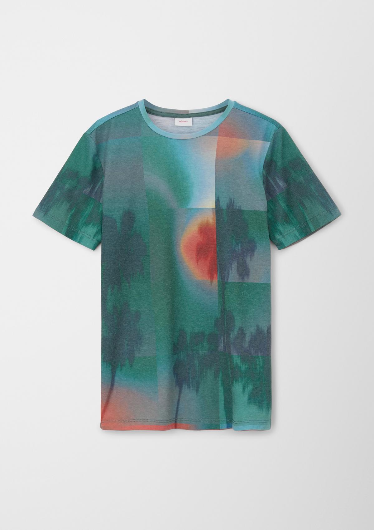 s.Oliver T-Shirt mit Allover-Print