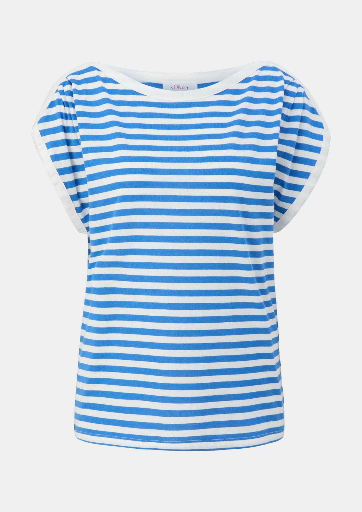 s.Oliver T-shirt with bateau neckline