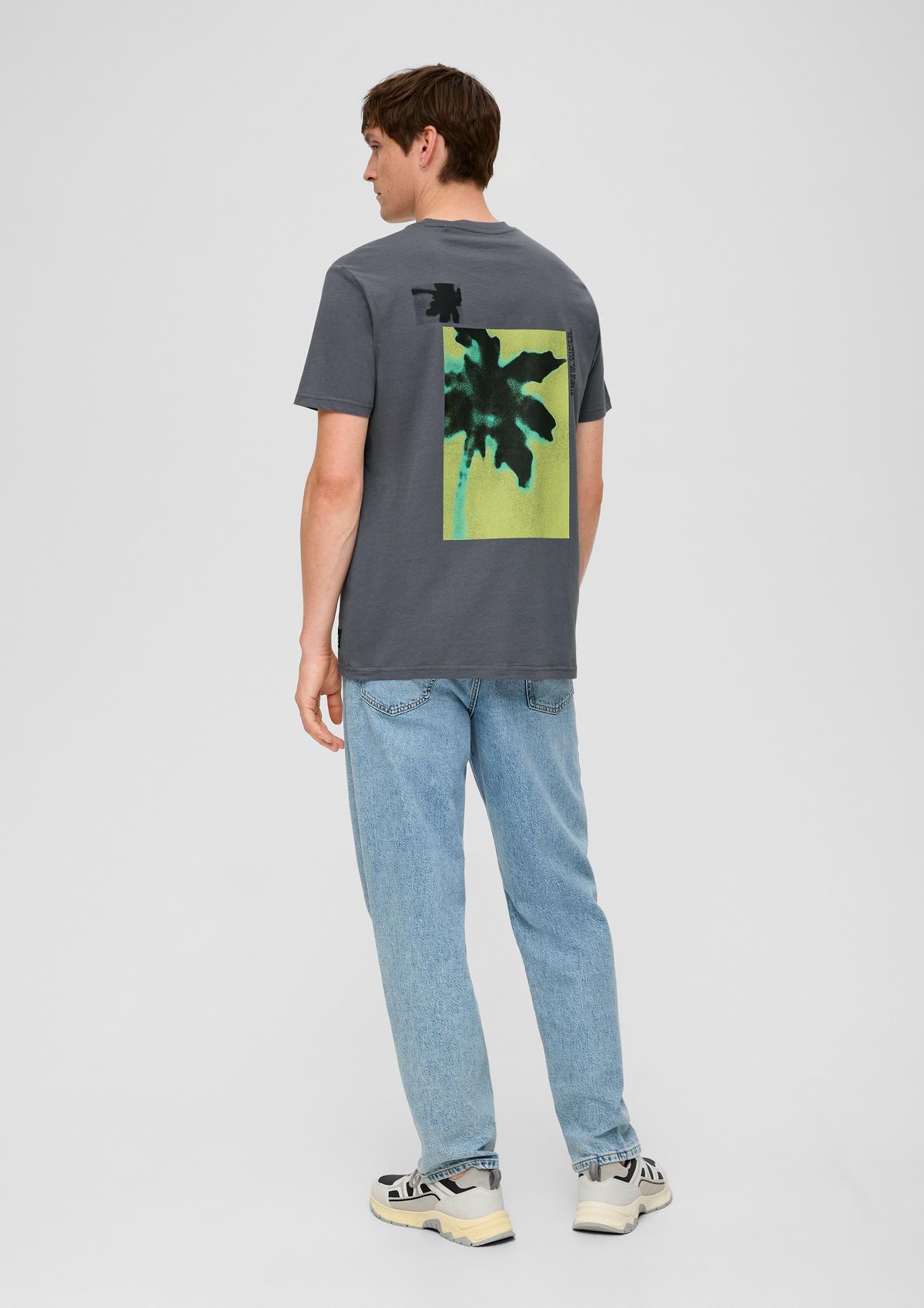 s.Oliver Cotton T-shirt with a graphic print