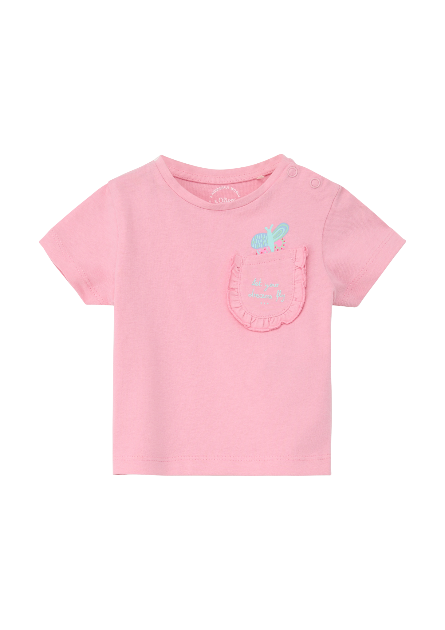 s.Oliver - Jerseyshirt mit Brusttasche, Babys, Rosa