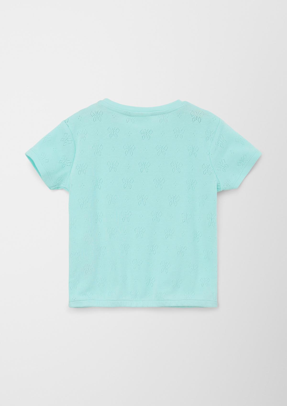 s.Oliver T-shirt with an openwork pattern