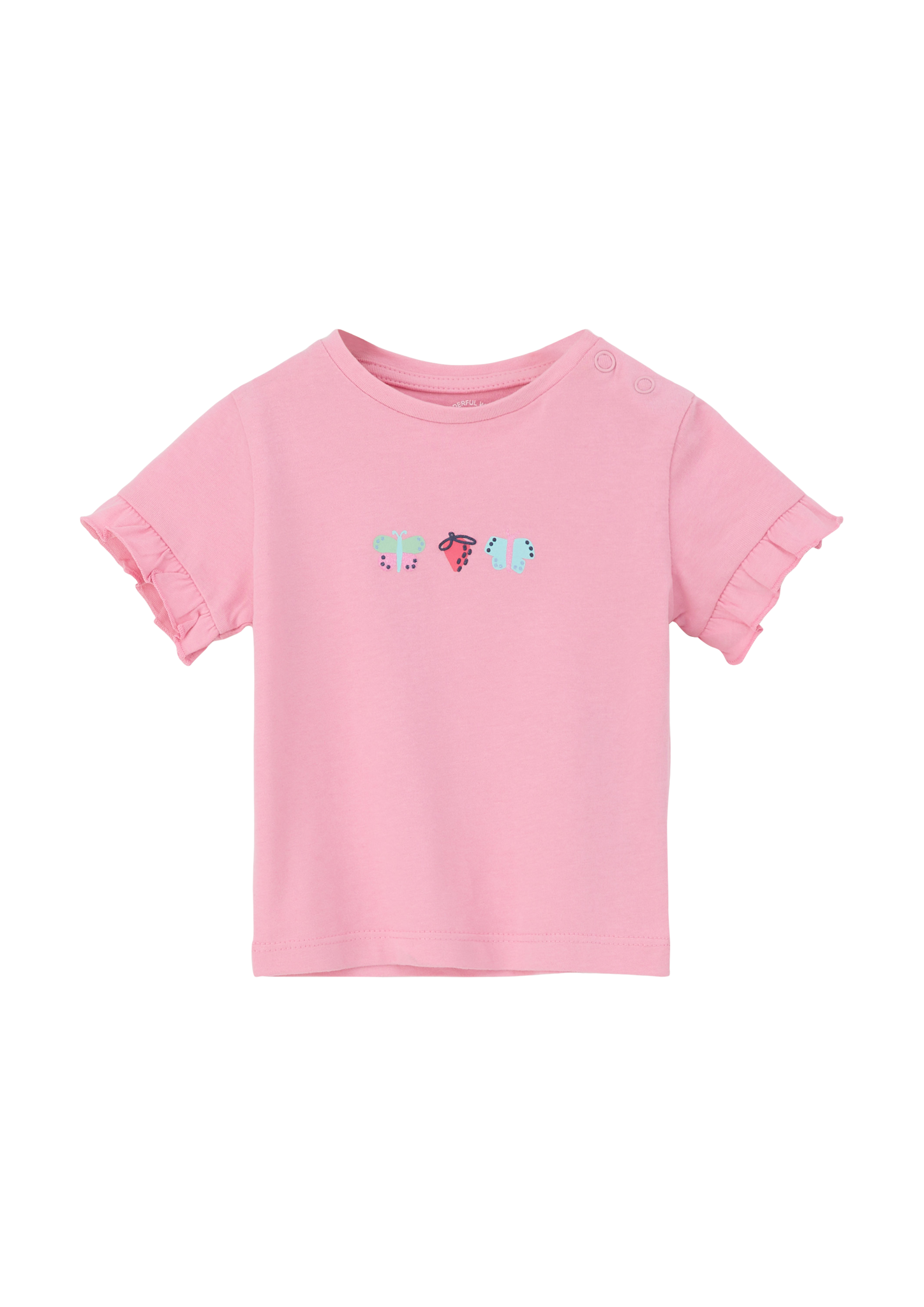 s.Oliver - T-Shirt mit Glitzer, Babys, Rosa