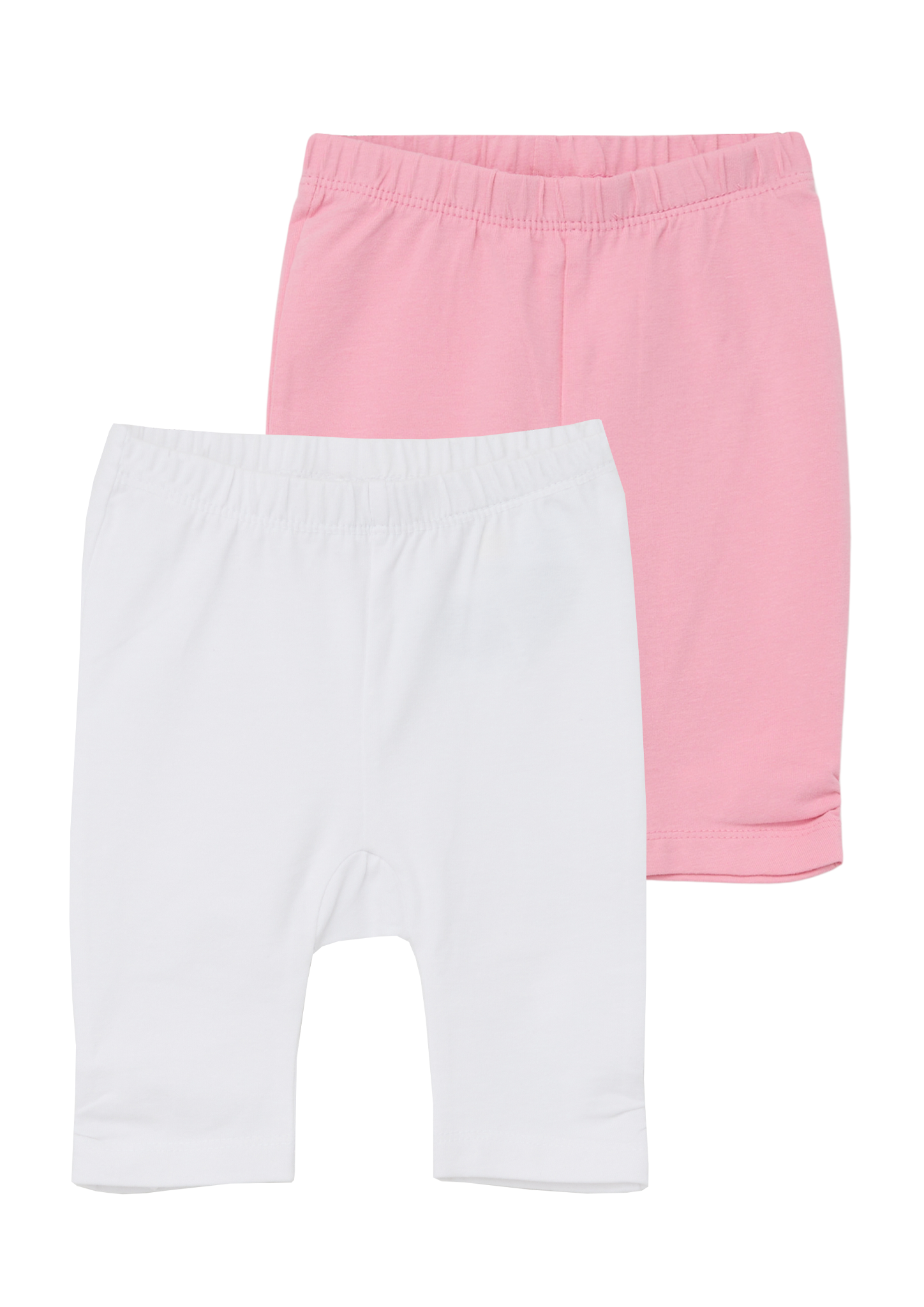 s.Oliver - Doppelpack Leggings-Shorts, Babys, pink|weiß