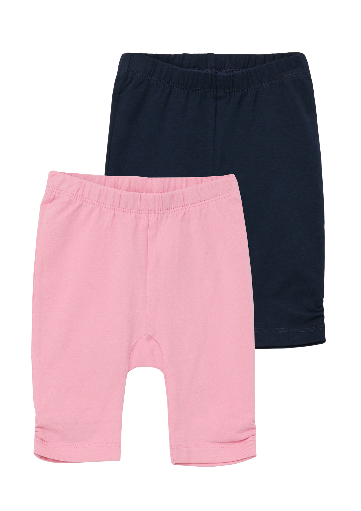 s.Oliver - Doppelpack Leggings-Shorts, Babys, blau|pink