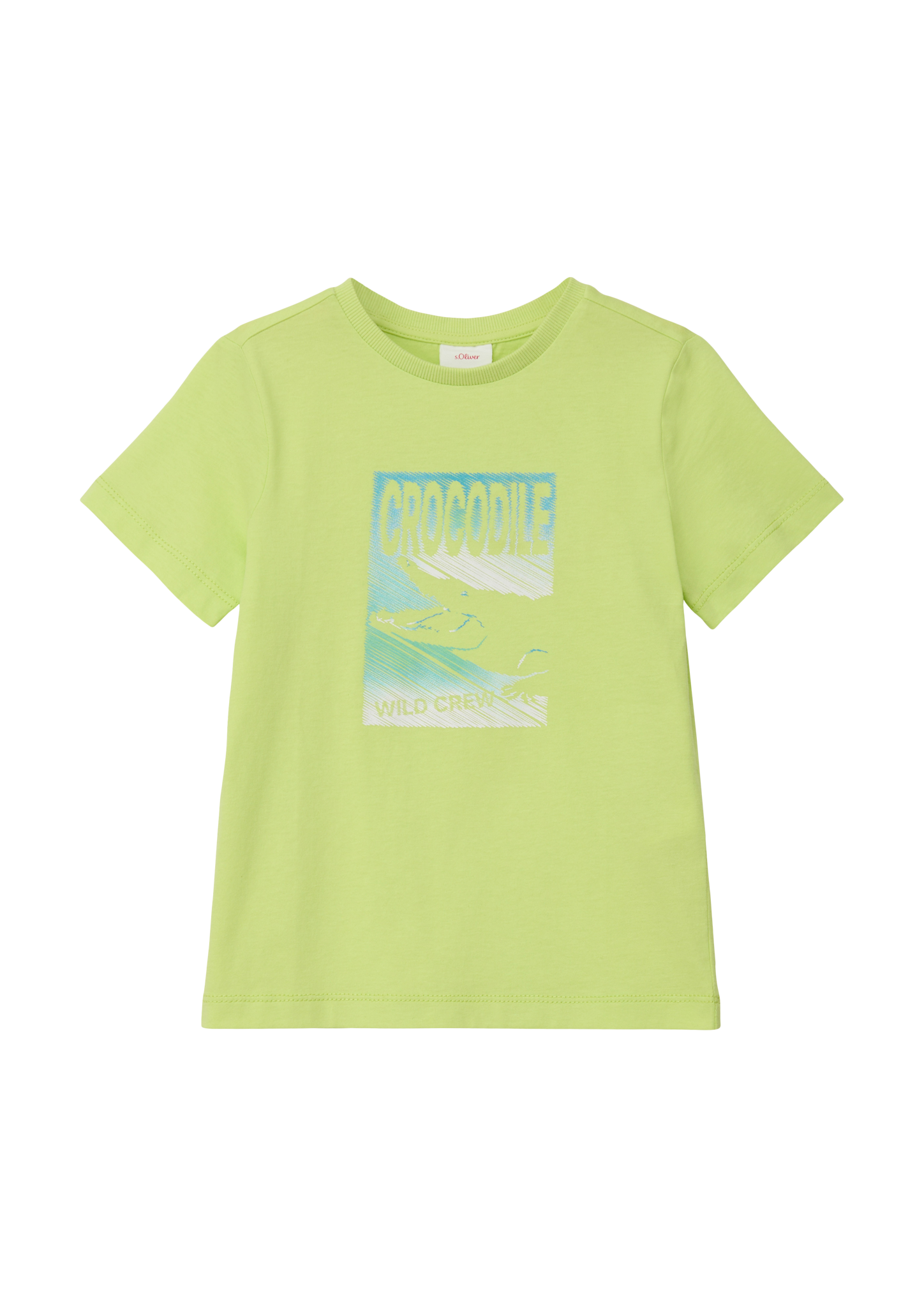 s.Oliver - T-Shirt mit Frontprint, Kinder, grün