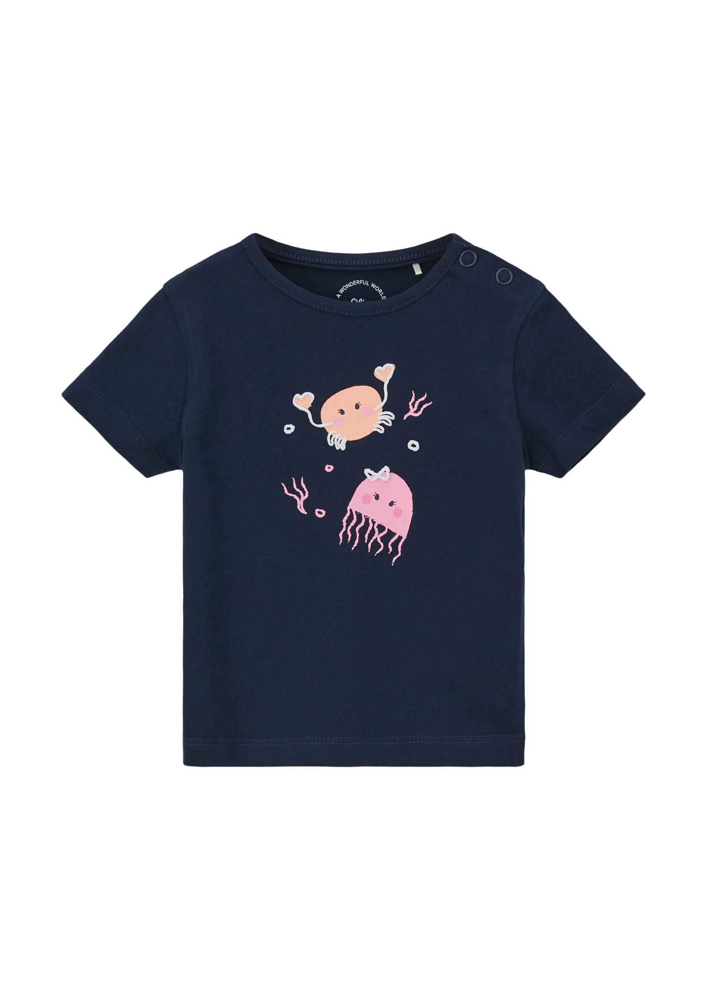 s.Oliver - T-Shirt mit Grafik-Print, Babys, blau