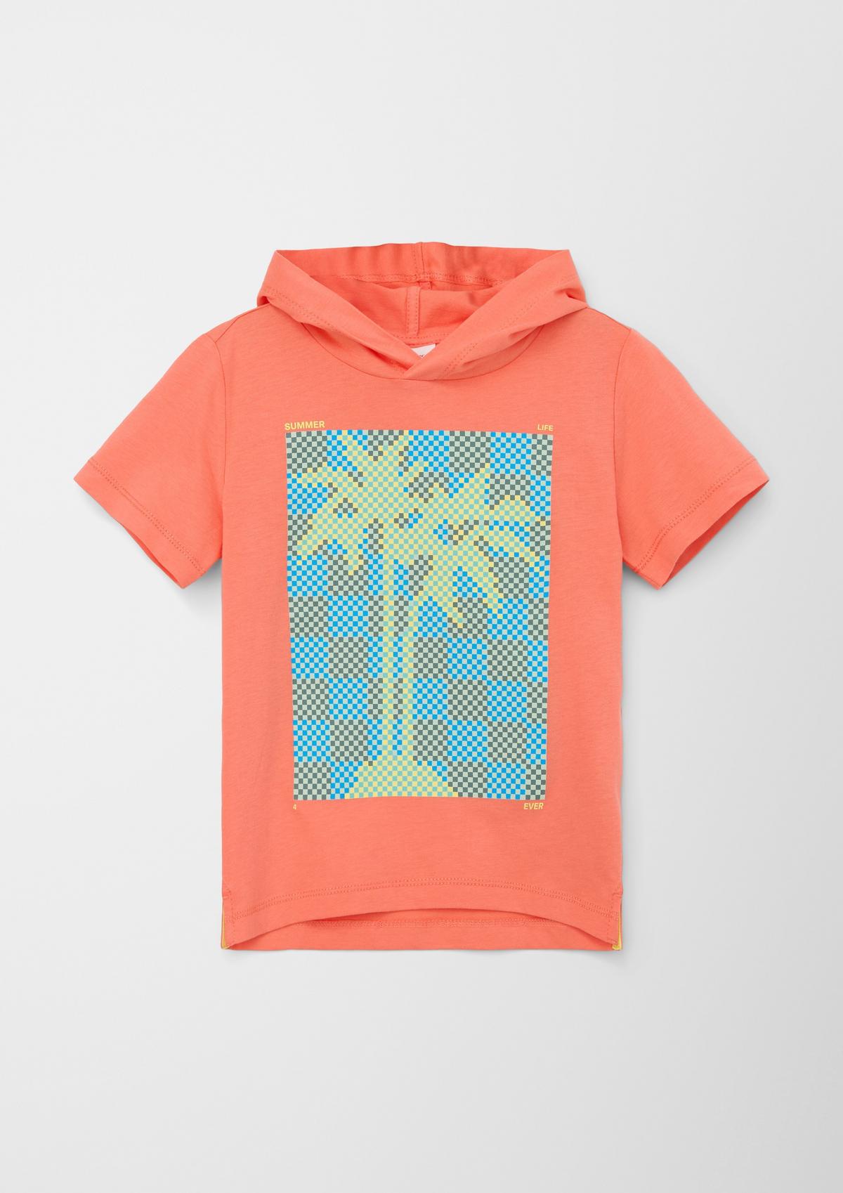 s.Oliver Printed top with a hood