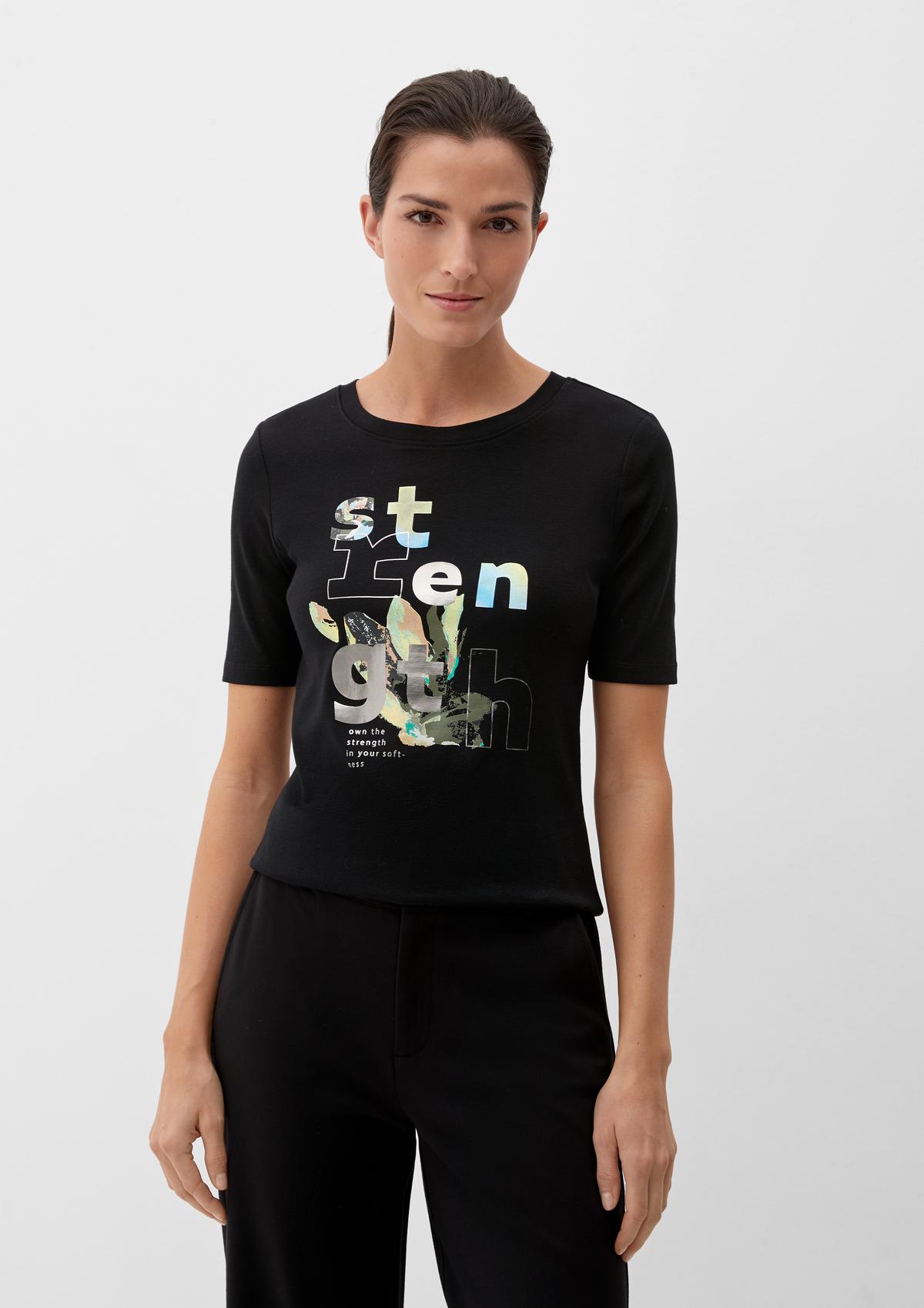 s.Oliver T-Shirt mit Effektprint